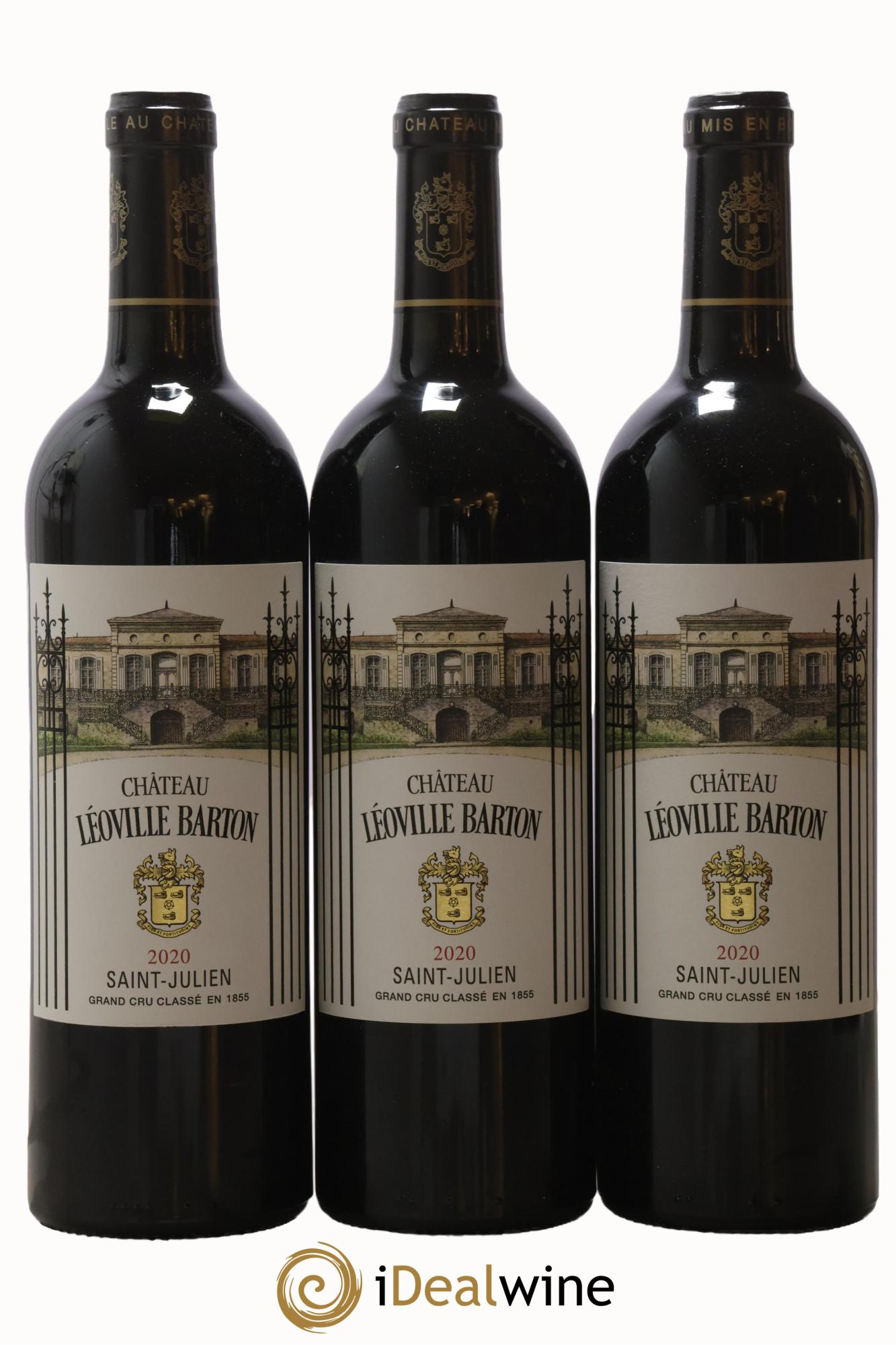 Château Léoville Barton 2ème Grand Cru Classé 2020 - Lot of 3 bottles - 0