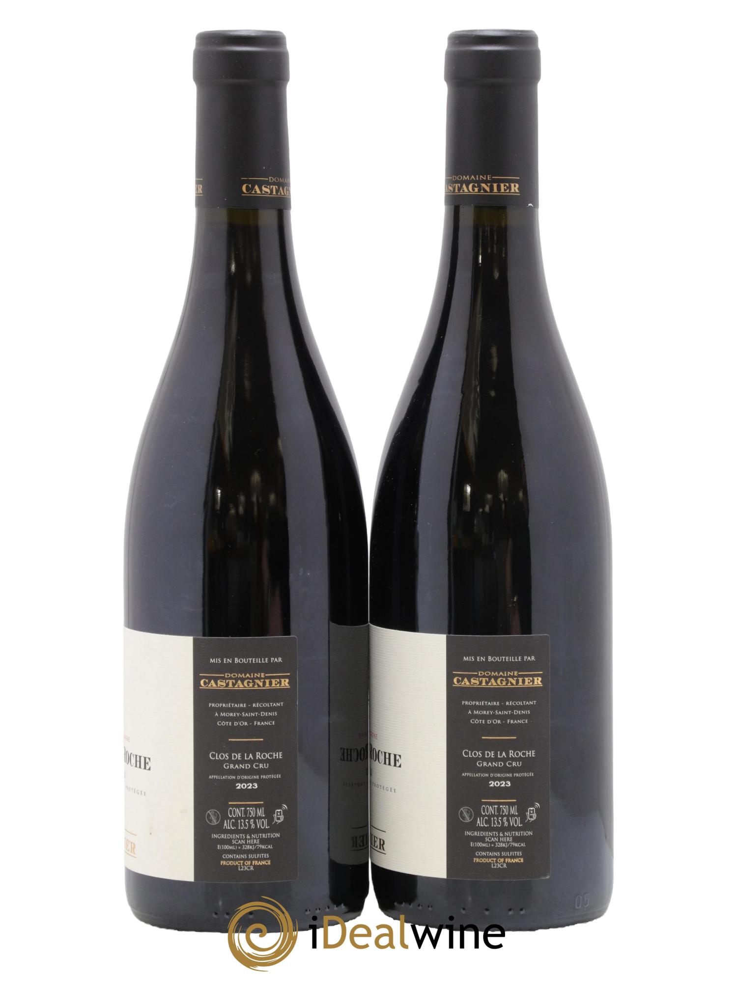 Clos de la Roche Grand Cru Castagnier (Domaine) 2023 - Lot of 2 bottles - 1
