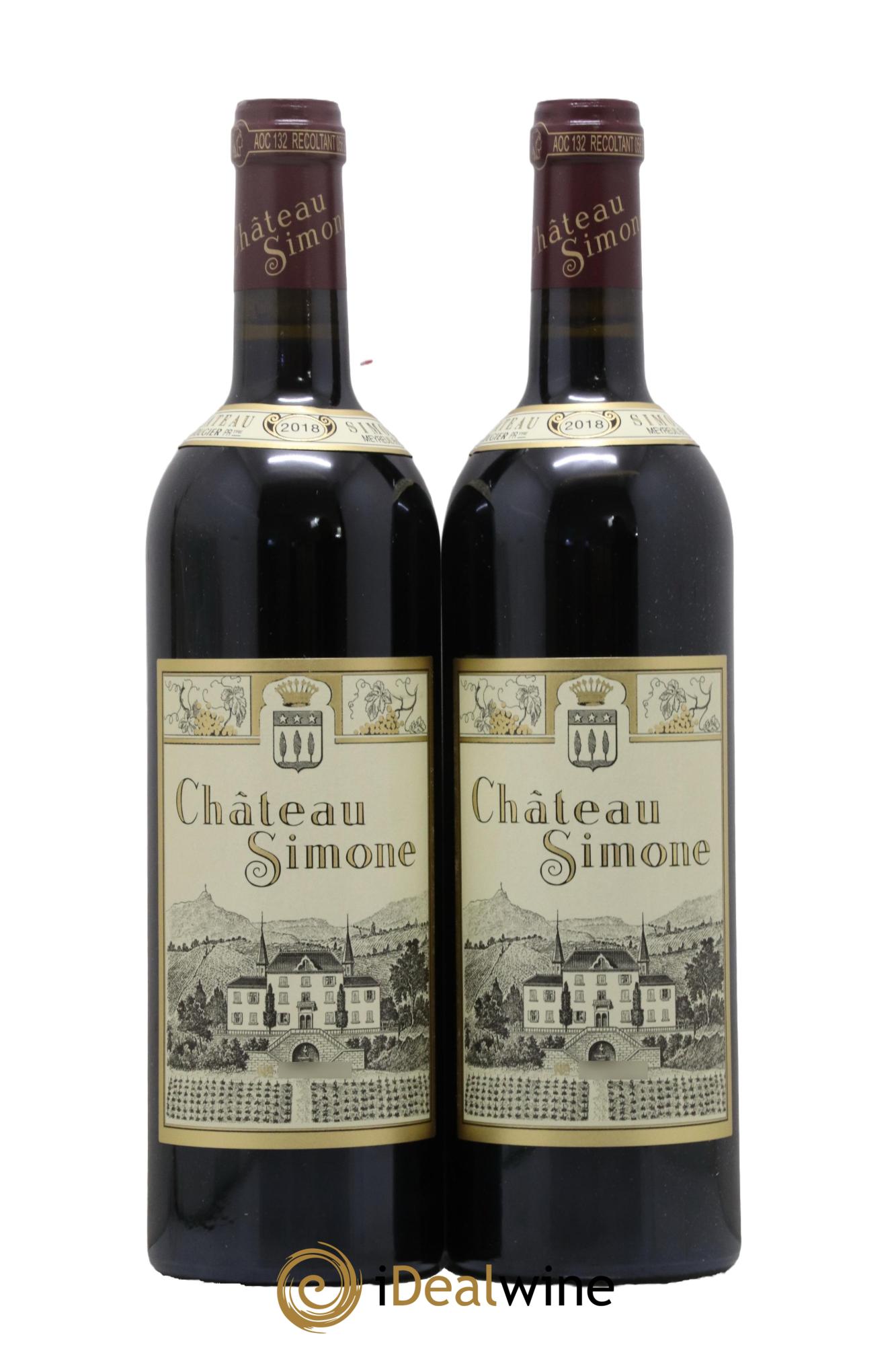 Palette Château Simone Famille Rougier 2018 - Lot of 2 bottles - 0