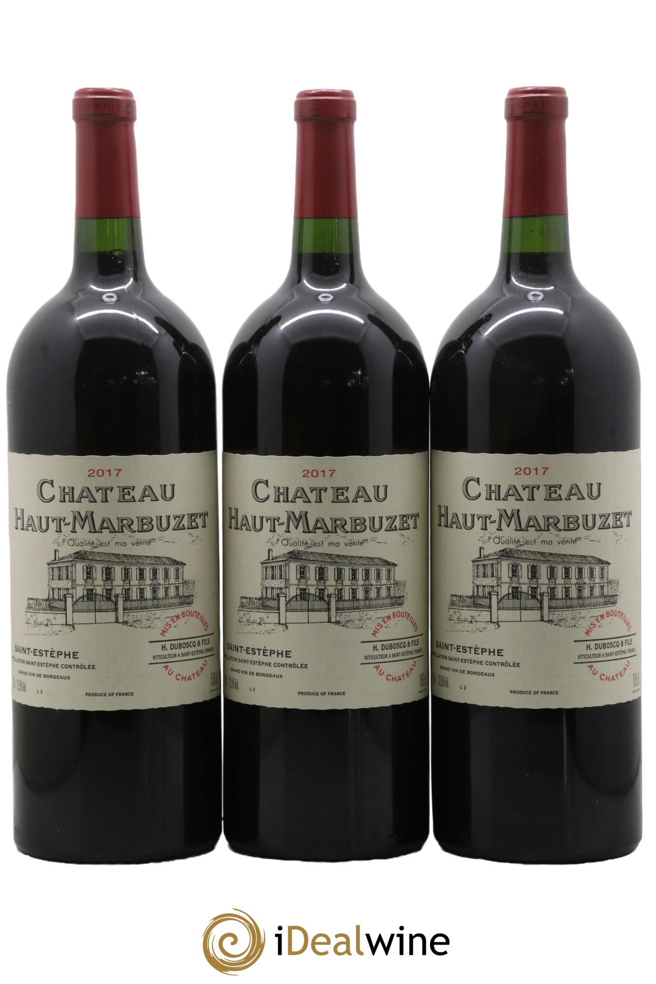 Château Haut Marbuzet 2017 - Lot de 3 magnums - 0