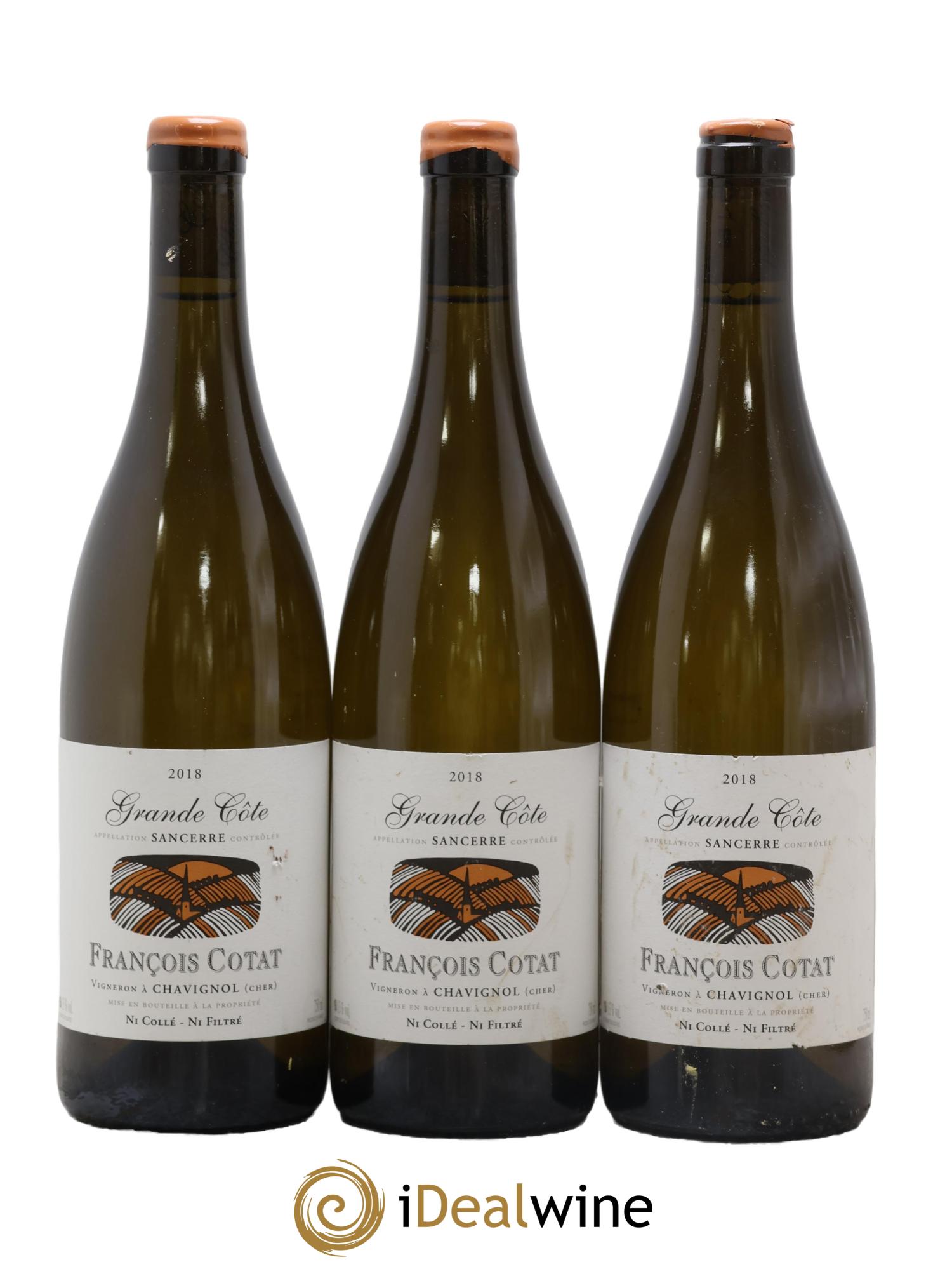Sancerre La Grande Côte François Cotat 2018 - Lot de 3 bouteilles - 0
