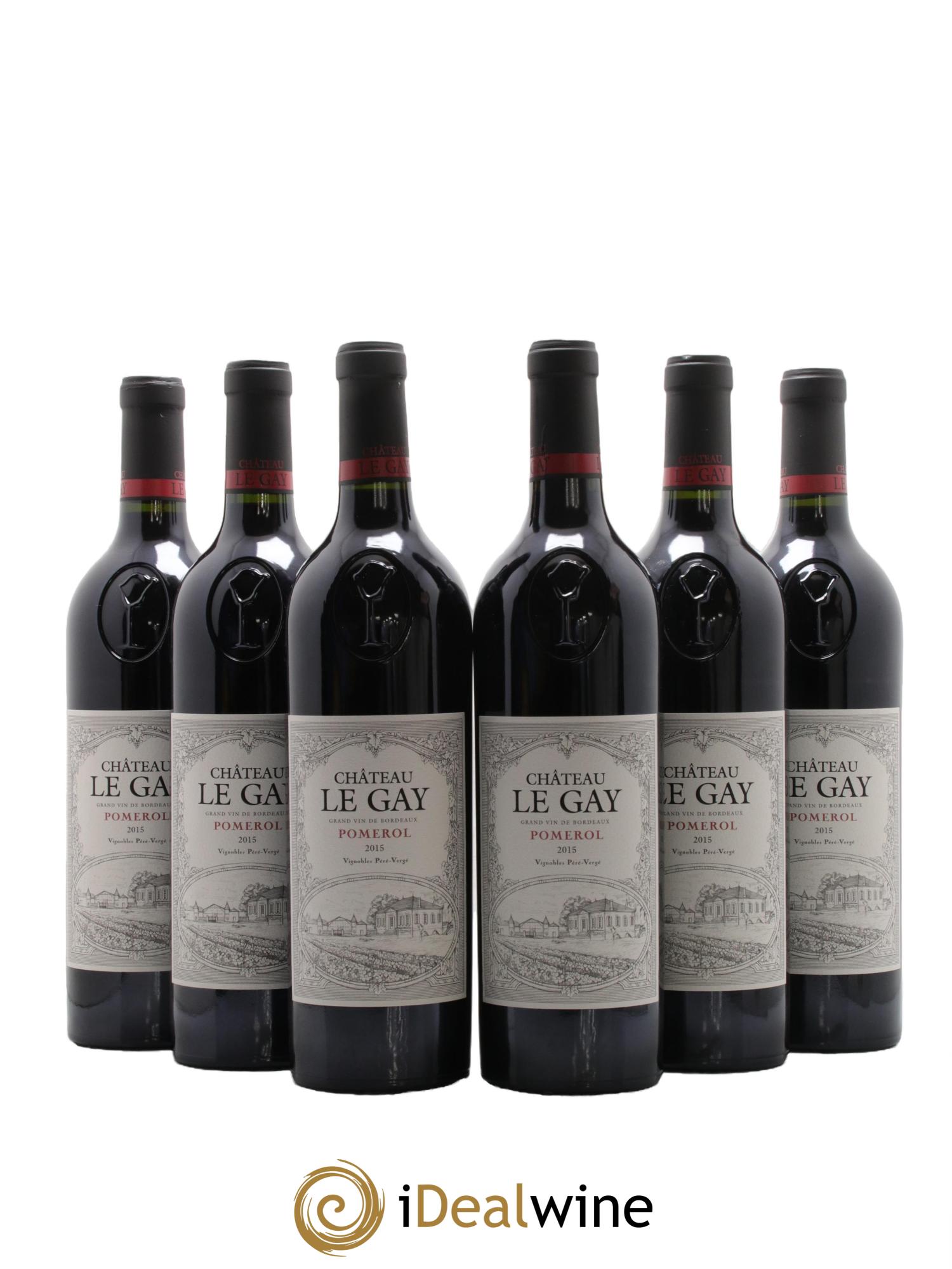 Château Le Gay 2015 - Lot de 6 bouteilles - 0