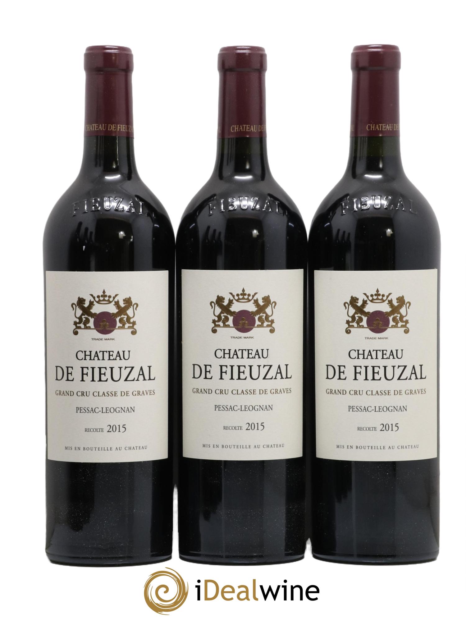 Château de Fieuzal Cru Classé de Graves 2015 - Lot de 6 bouteilles - 1