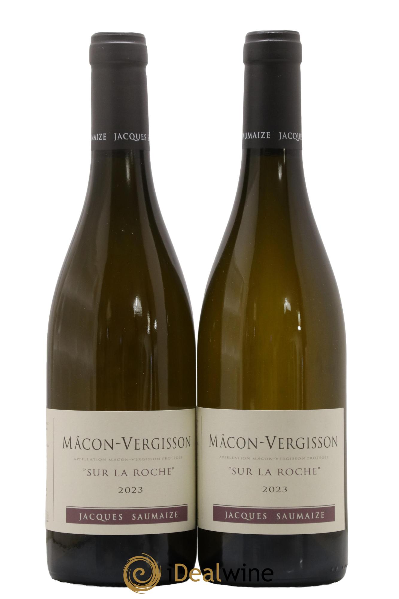 Mâcon-Vergisson Sur la Roche Jacques et Nathalie Saumaize 2023 - Lot de 2 bouteilles - 0
