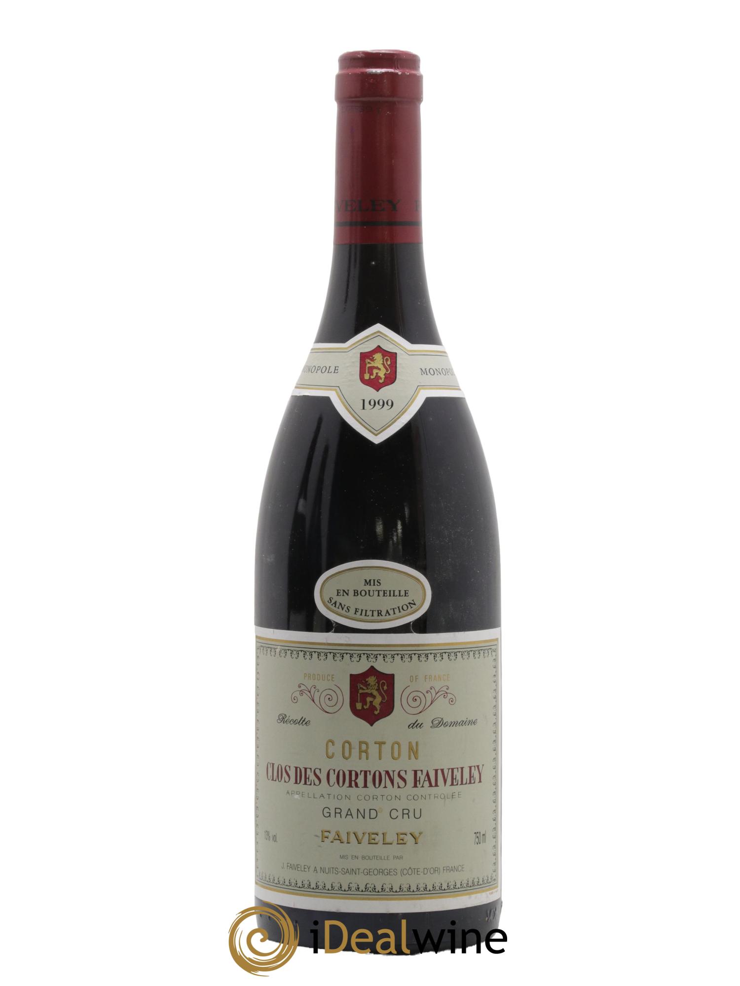 Corton Grand Cru Clos des Cortons Faiveley 1999 - Lotto di 1 bottiglia - 0