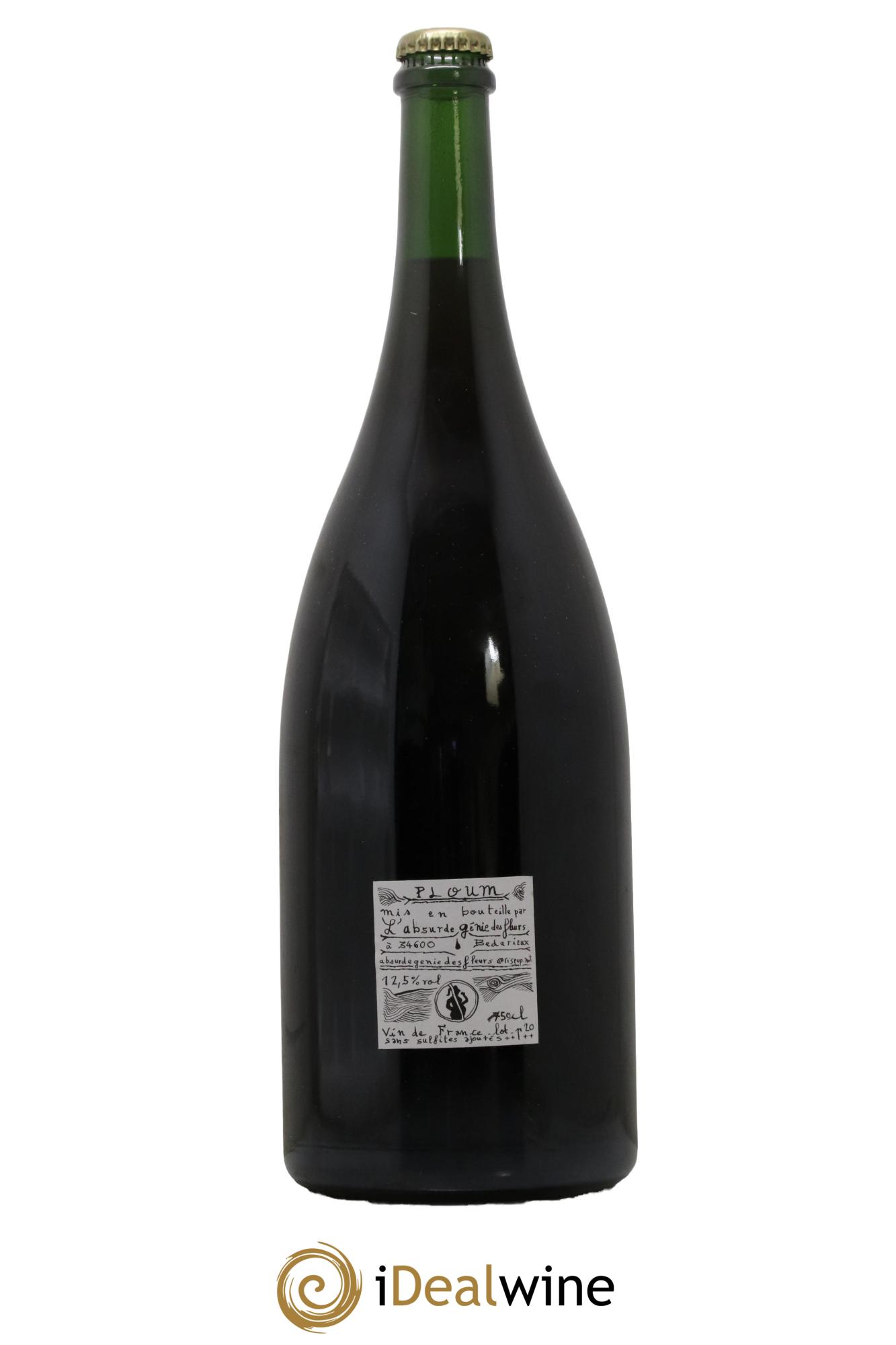 Vin de France Ploum L'Absurde Génie des Fleurs 2020 - Lot de 1 magnum - 1