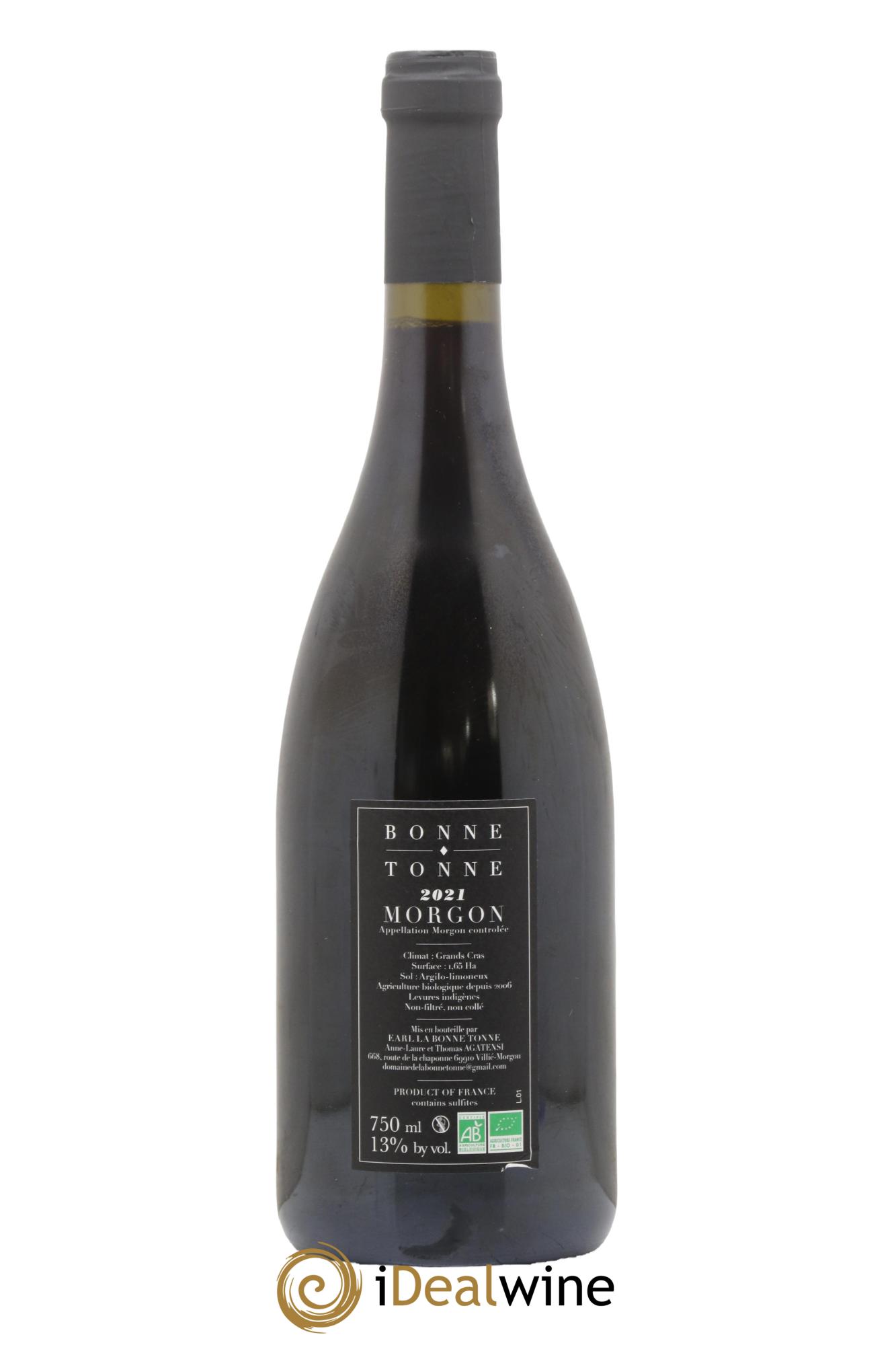 Morgon Grand Cras La Bonne Tonne 2021 - Lot de 1 bouteille - 1