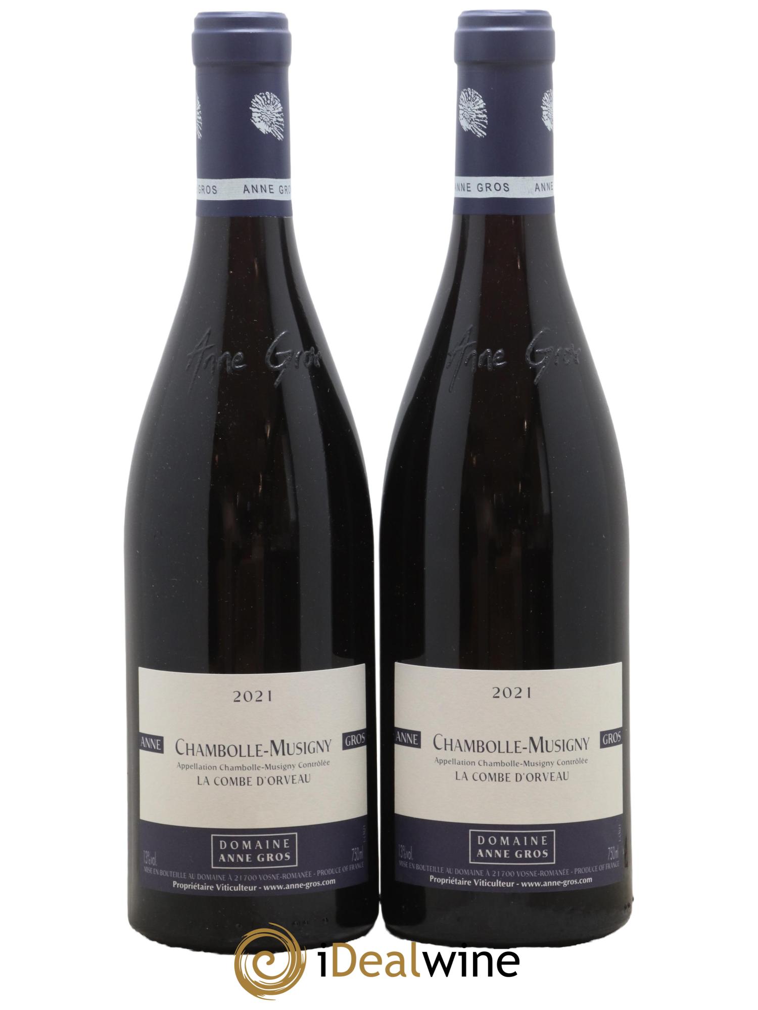 Chambolle-Musigny La Combe d'Orveau Anne Gros 2021 - Lot de 2 bouteilles - 0