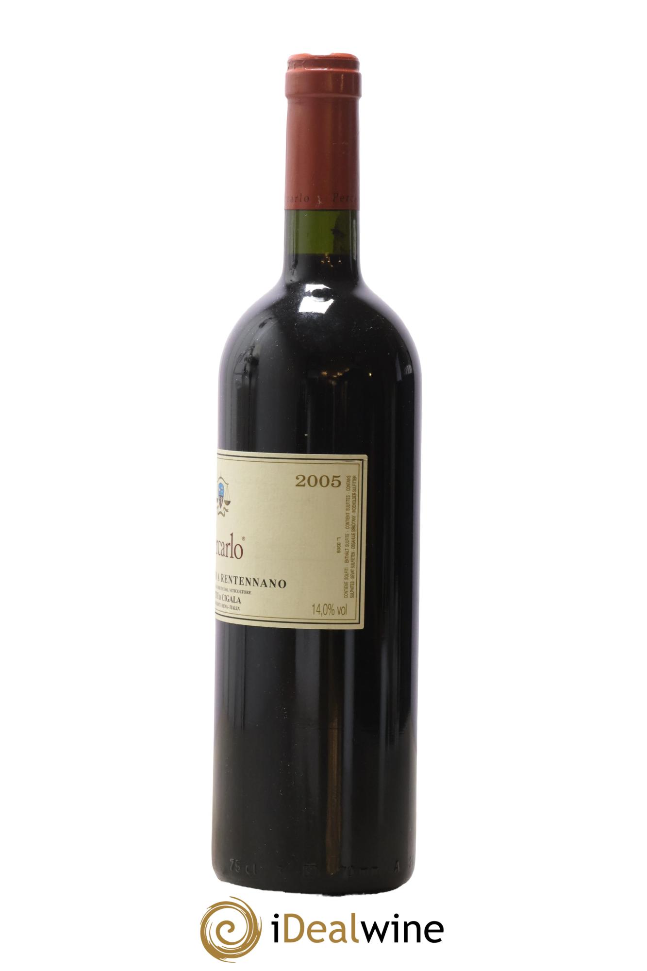 Toscana IGT San Giusto a Rentennano Percarlo Famille Martini di Cigala 2005 - Posten von 1 Flasche - 1