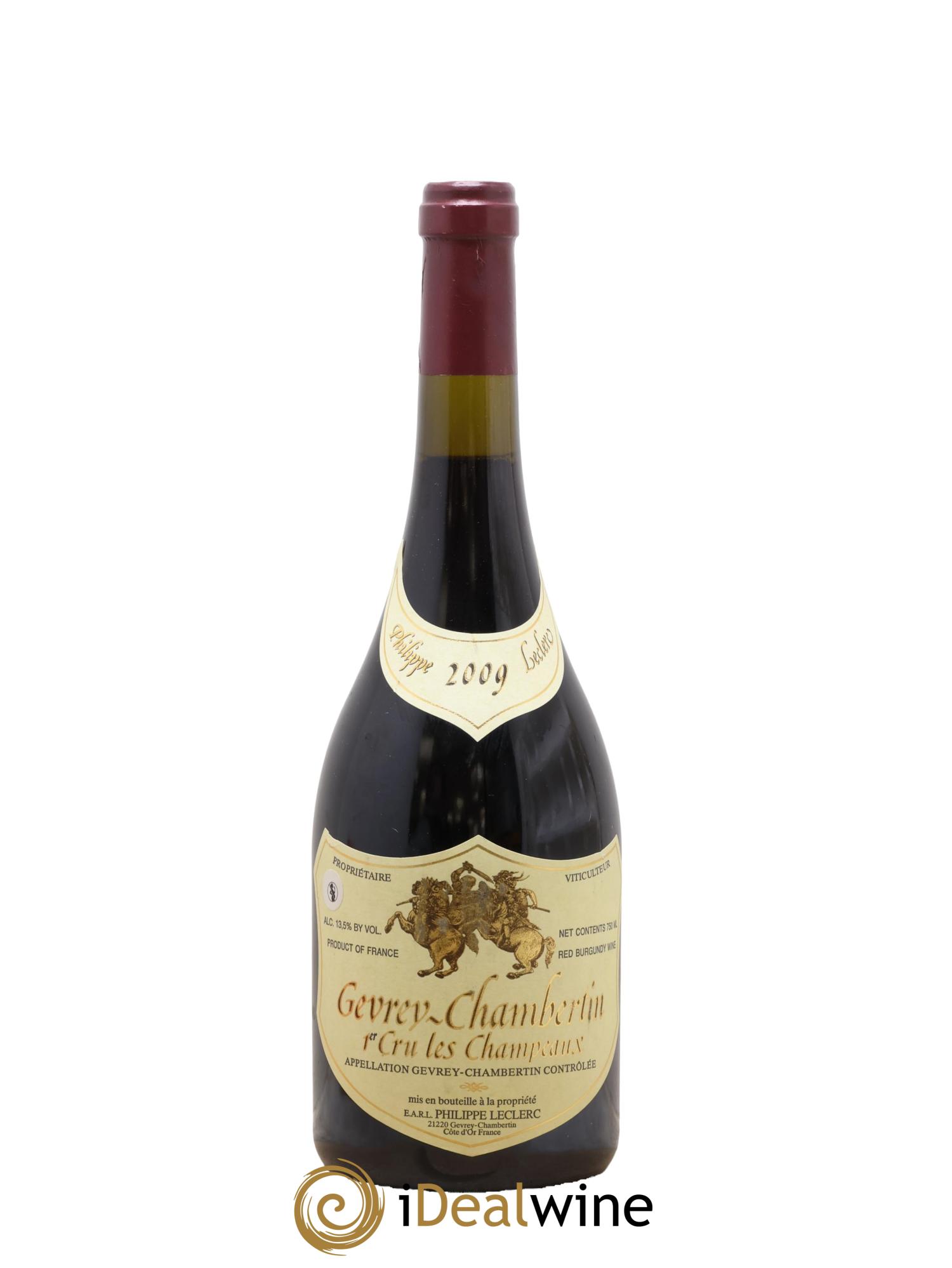 Gevrey-Chambertin 1er Cru Les Champeaux Domaine Philippe Leclerc 2009 - Posten von 1 Flasche - 0