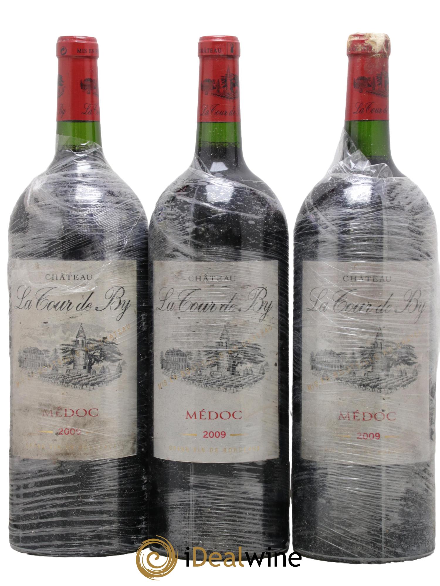 Château La Tour de By Cru Bourgeois 2009 - Lot of 3 magnums - 0