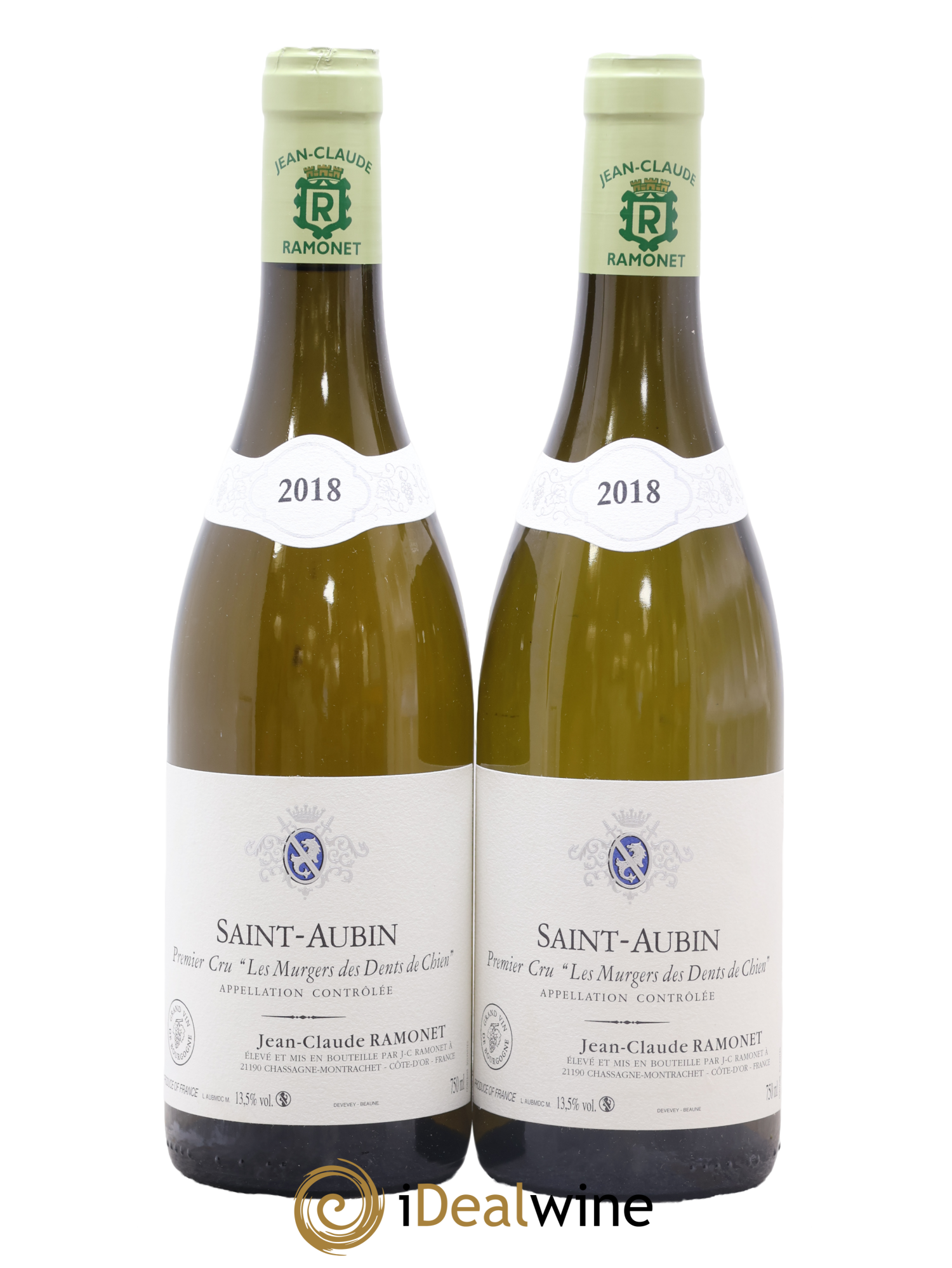 Saint-Aubin 1er Cru Les Murgers des Dents de Chien Ramonet (Domaine) 2018 - Lot de 2 bouteilles - 0