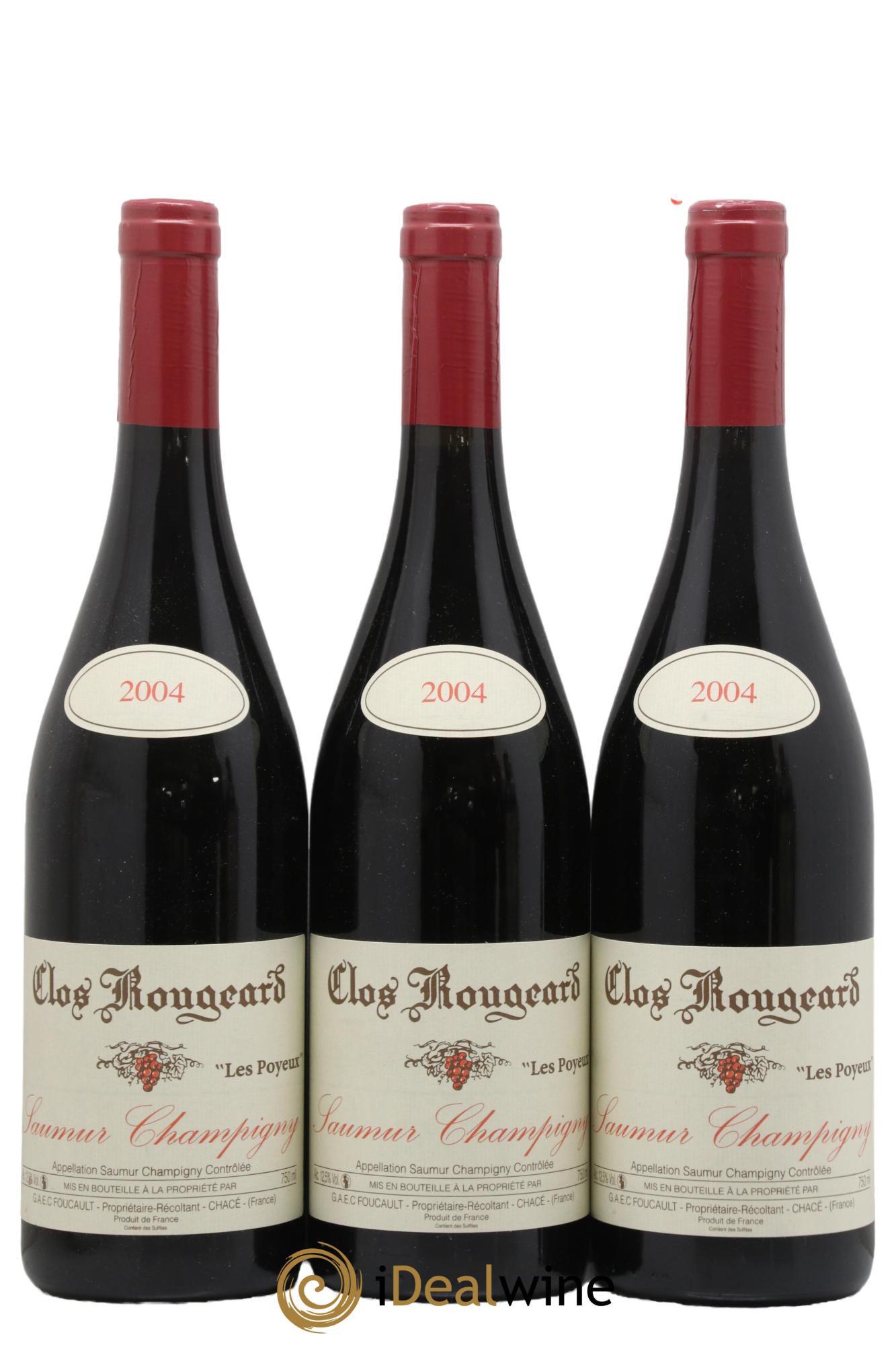Saumur-Champigny Les Poyeux Clos Rougeard 2004 - Lotto di 3 bottiglie - 0