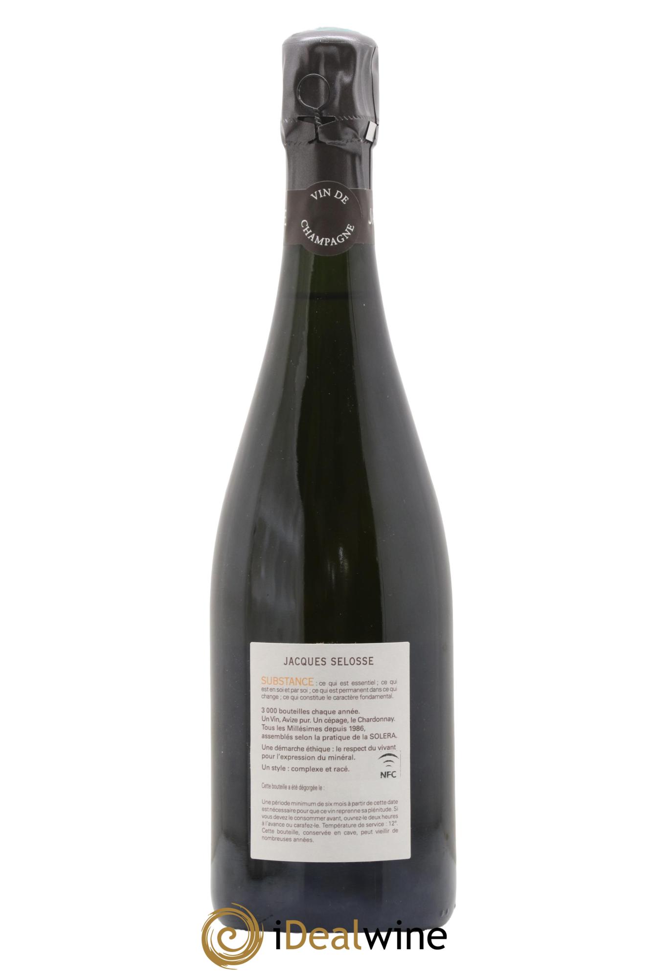 Substance Jacques Selosse - Lot of 1 bottle - 1