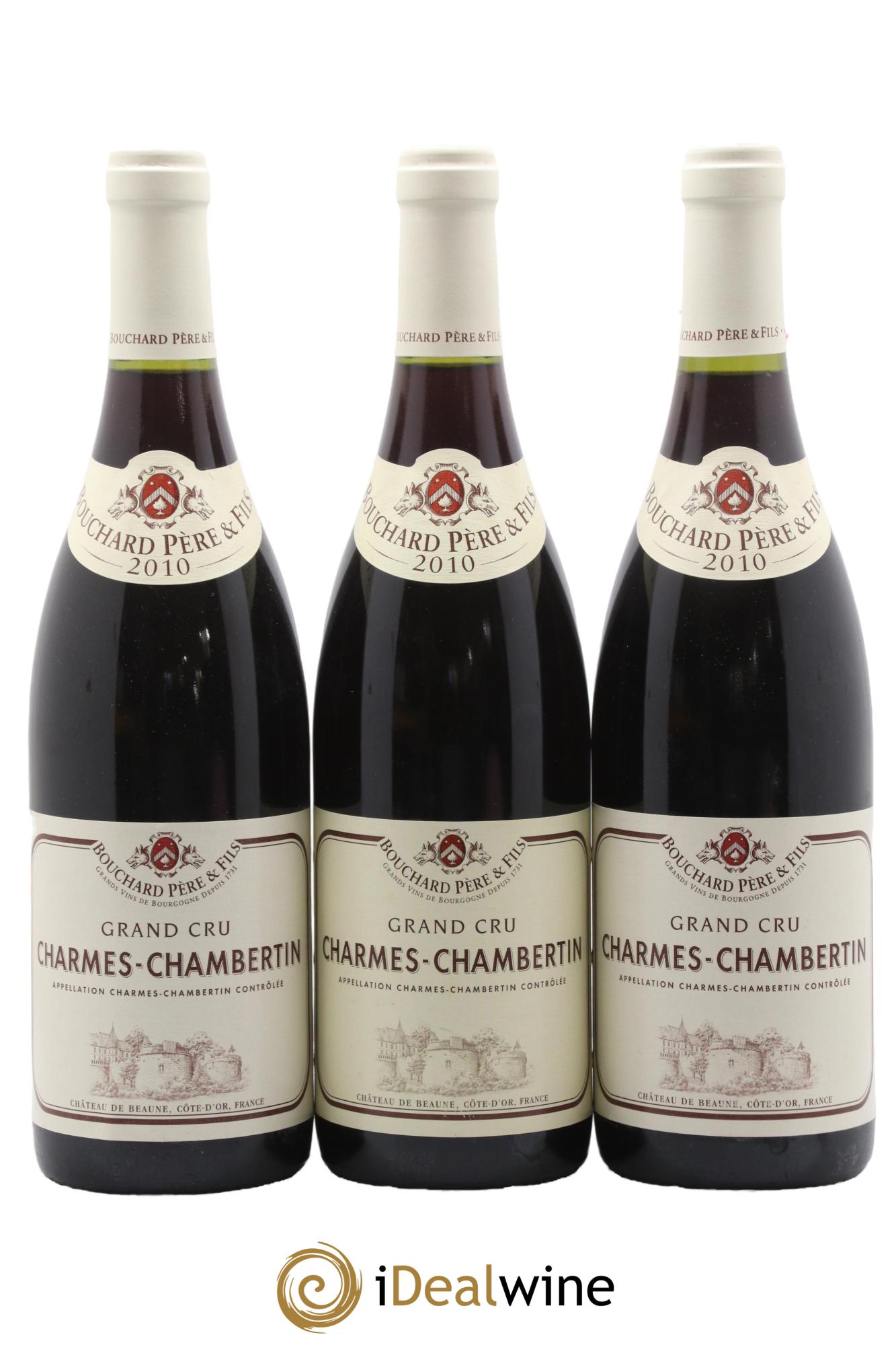 Charmes-Chambertin Grand Cru Bouchard Père & Fils 2010 - Lot de 6 bouteilles - 1