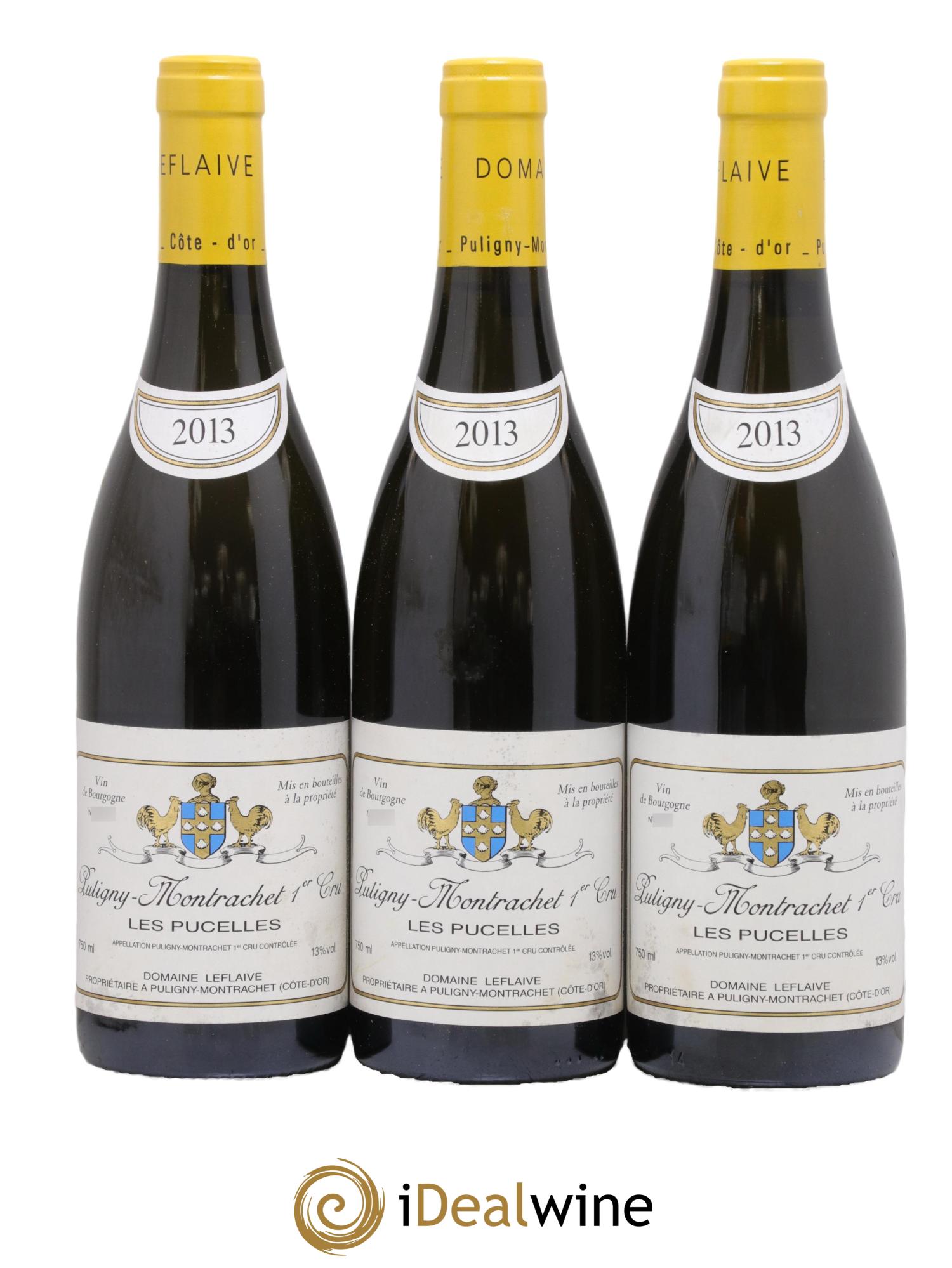Puligny-Montrachet 1er Cru Les Pucelles Leflaive (Domaine) 2013 - Lot of 3 bottles - 0