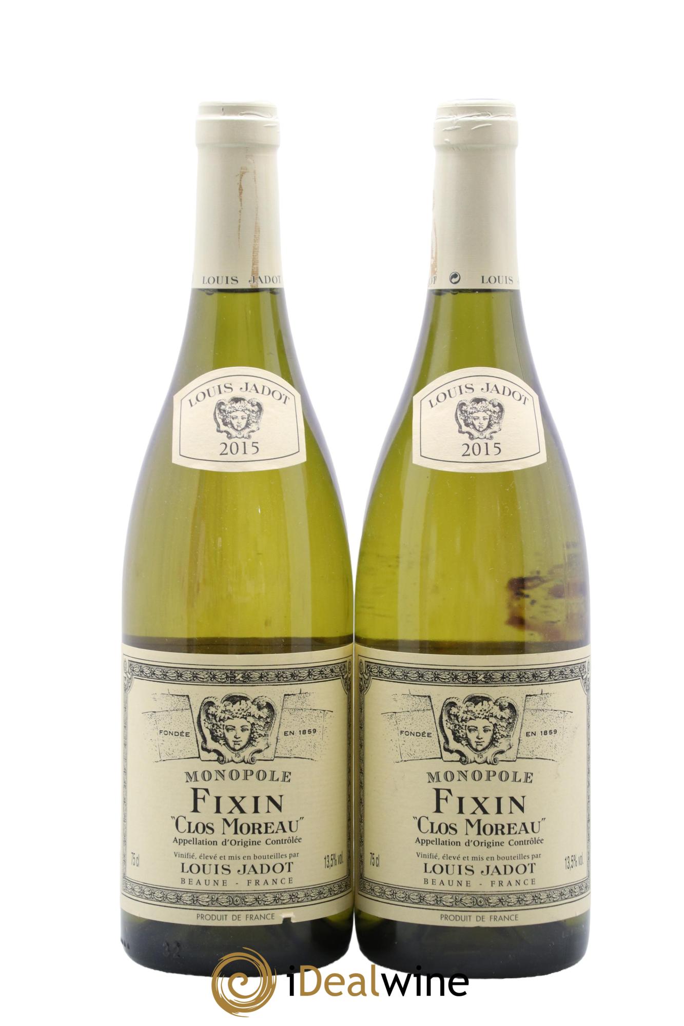 Fixin Clos Moreau Louis Jadot 2015 - Lot de 2 bouteilles - 0