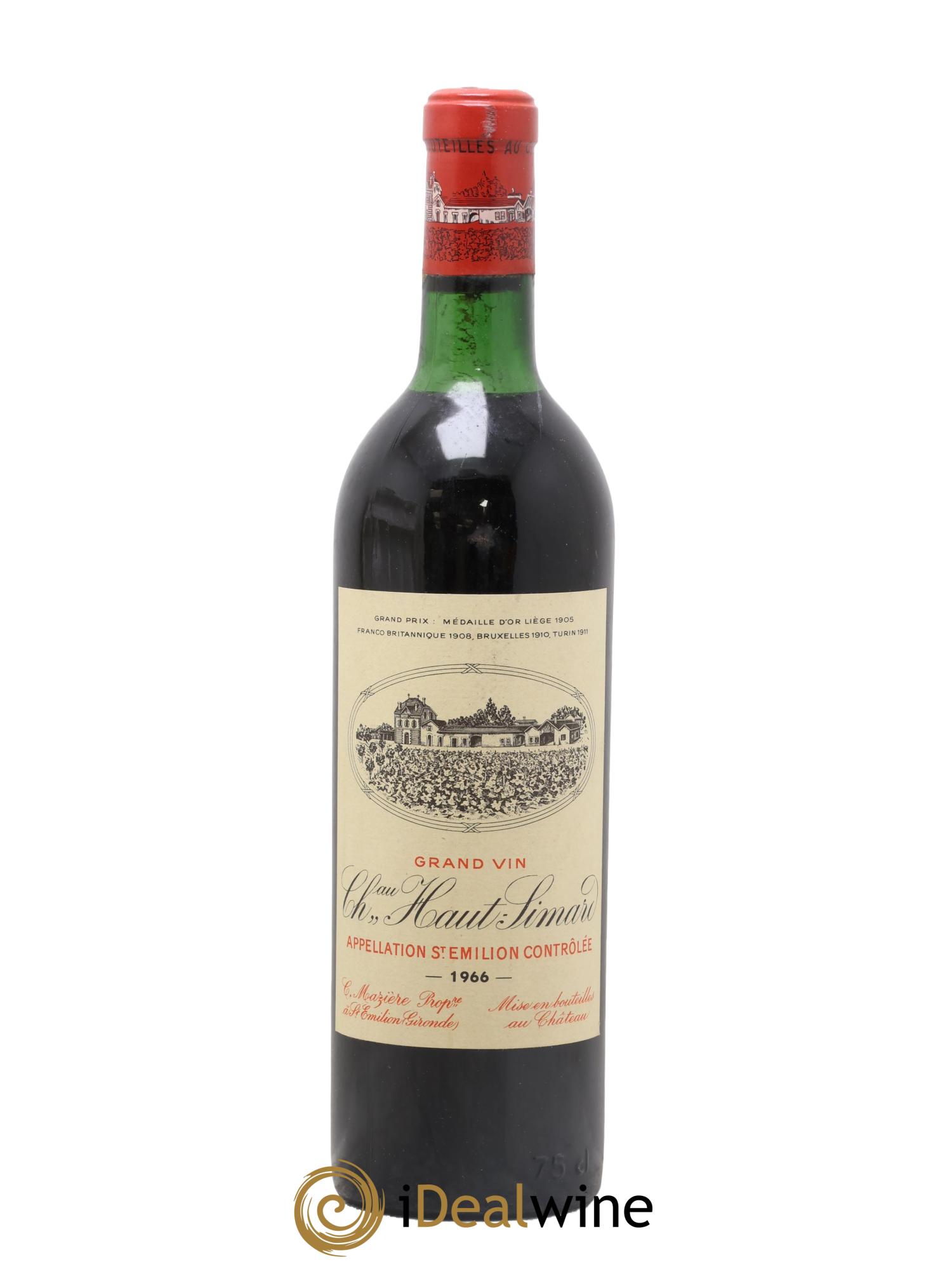 Saint-Émilion Grand Cru Château Haut Limard 1966 - Lotto di 1 bottiglia - 0