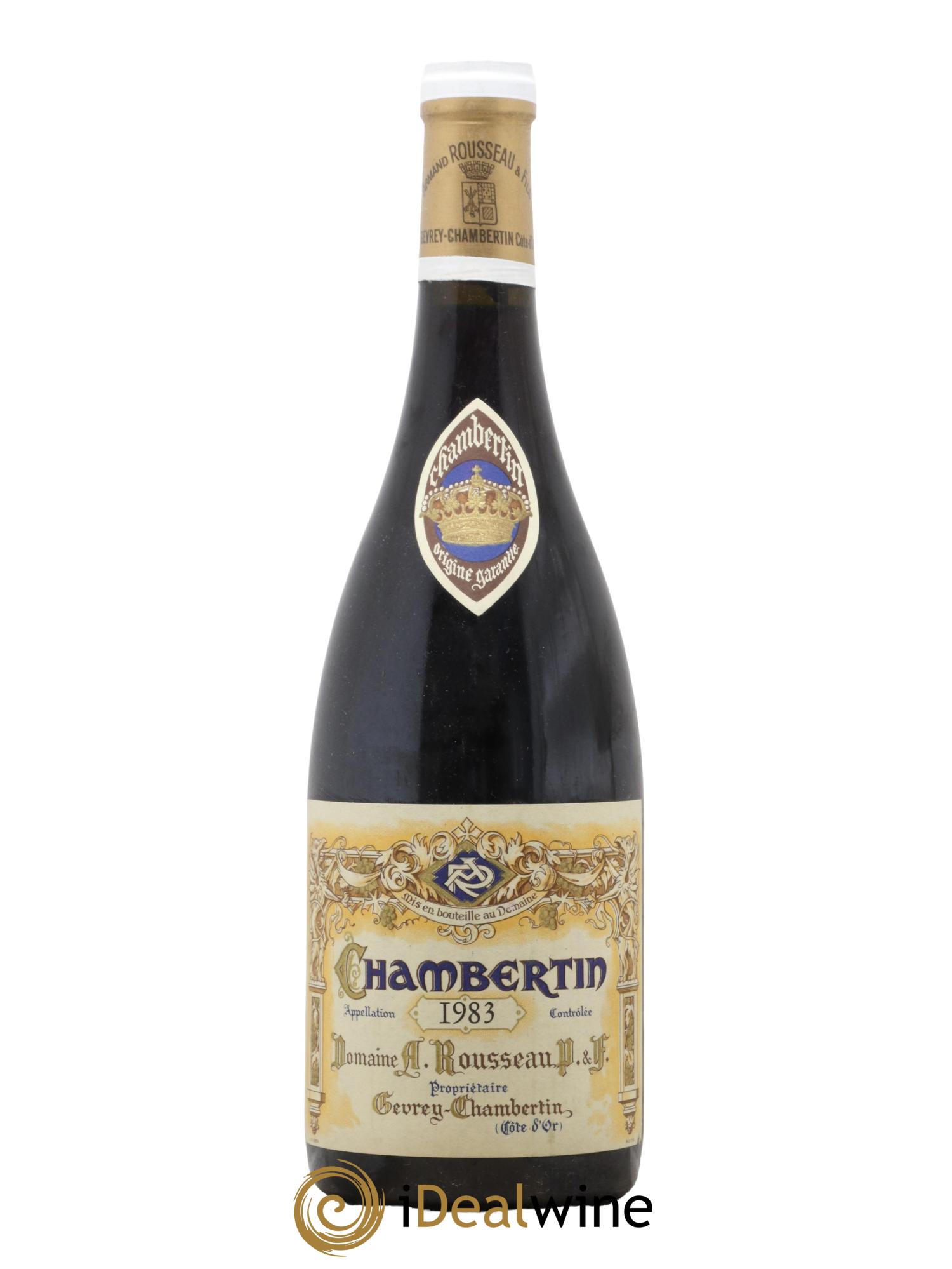 Chambertin Grand Cru Armand Rousseau (Domaine) 1983 - Lot de 1 bouteille - 0