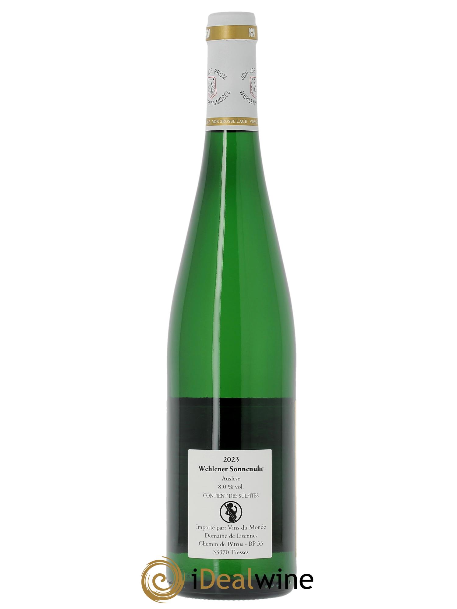 Riesling Joh. Jos. Prum Wehlener Sonnenuhr Auslese  2023 - Lotto di 1 bottiglia - 2
