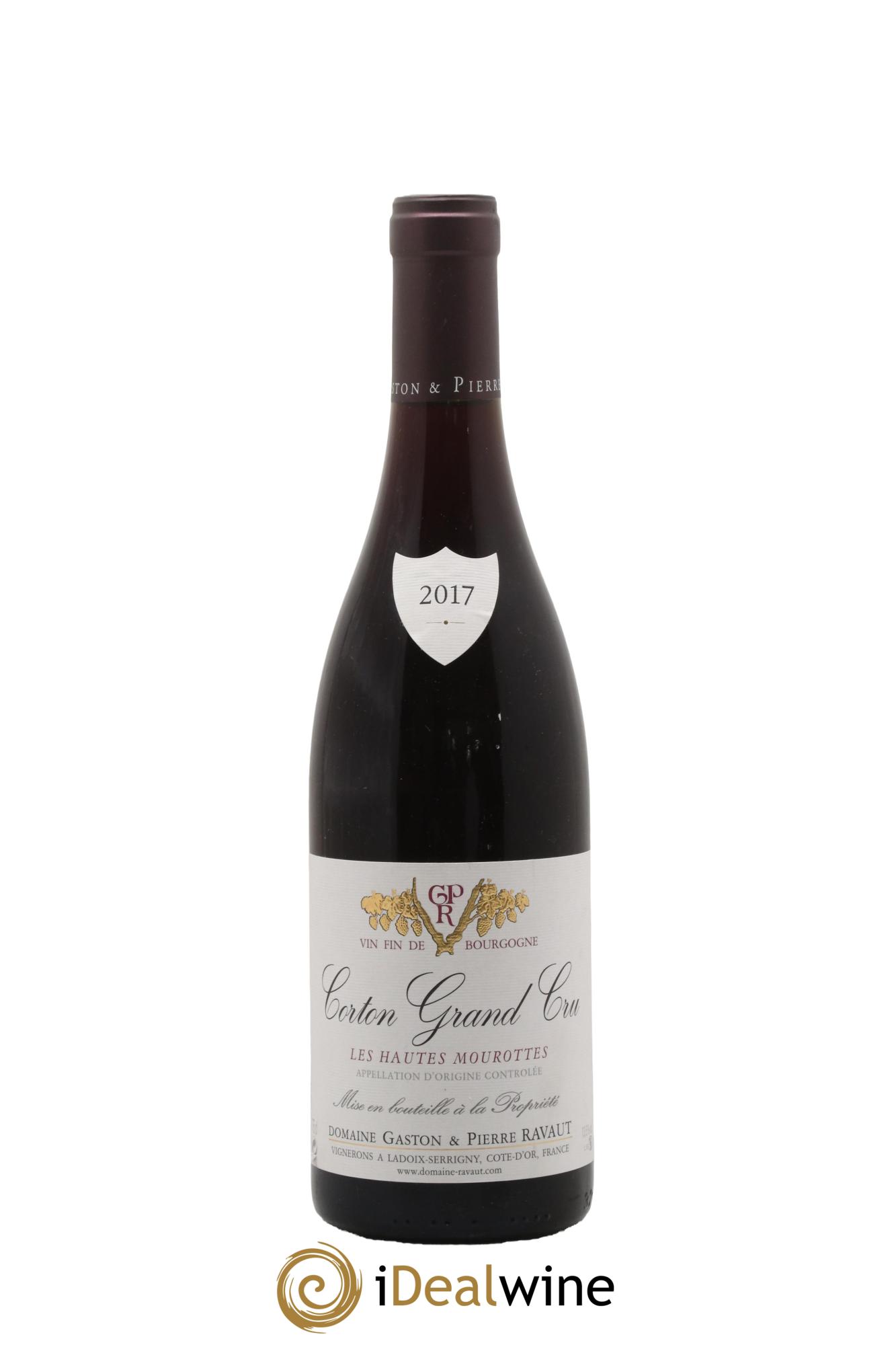 Corton Grand Cru Les Hautes Mourottes Ravaut 2017 - Lot de 1 bouteille - 0