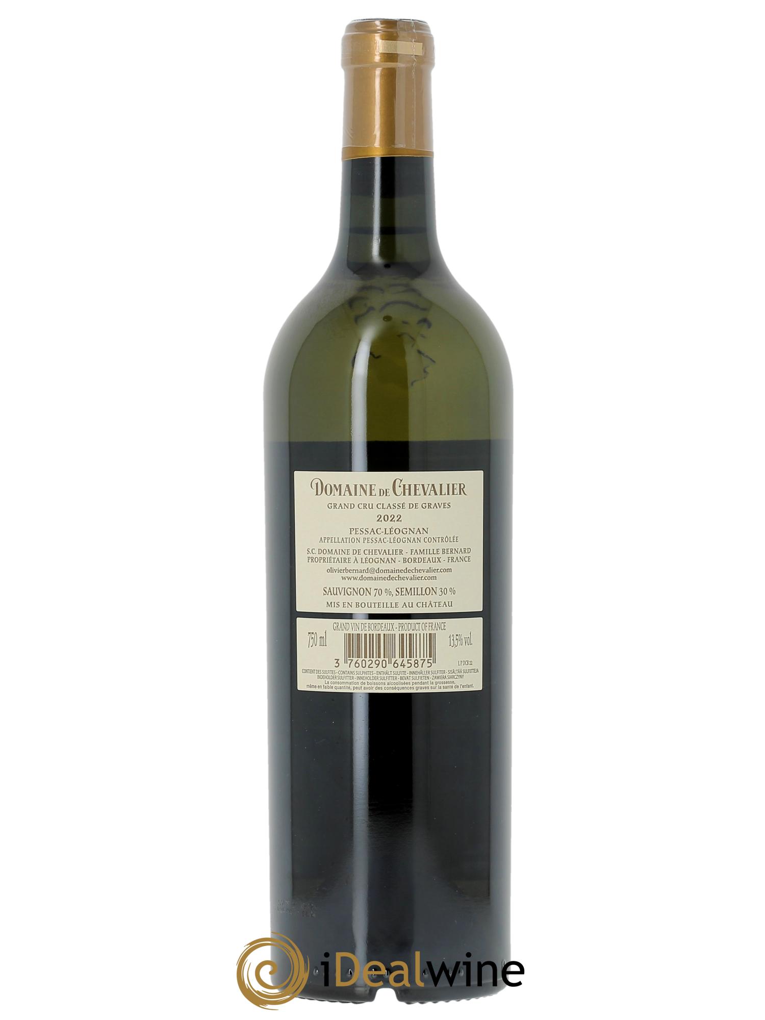 Domaine de Chevalier Cru Classé de Graves (CBO à partir de 6 bts) 2022 - Lot de 1 bouteille - 1