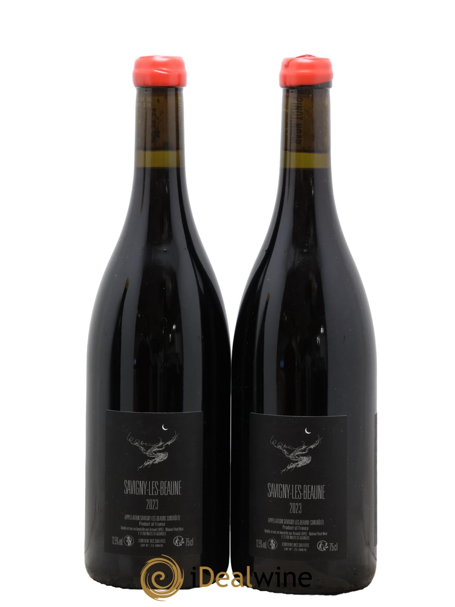 Savigny-lès-Beaune Arnaud Lopez 2023 - Lot of 2 bottles - 1