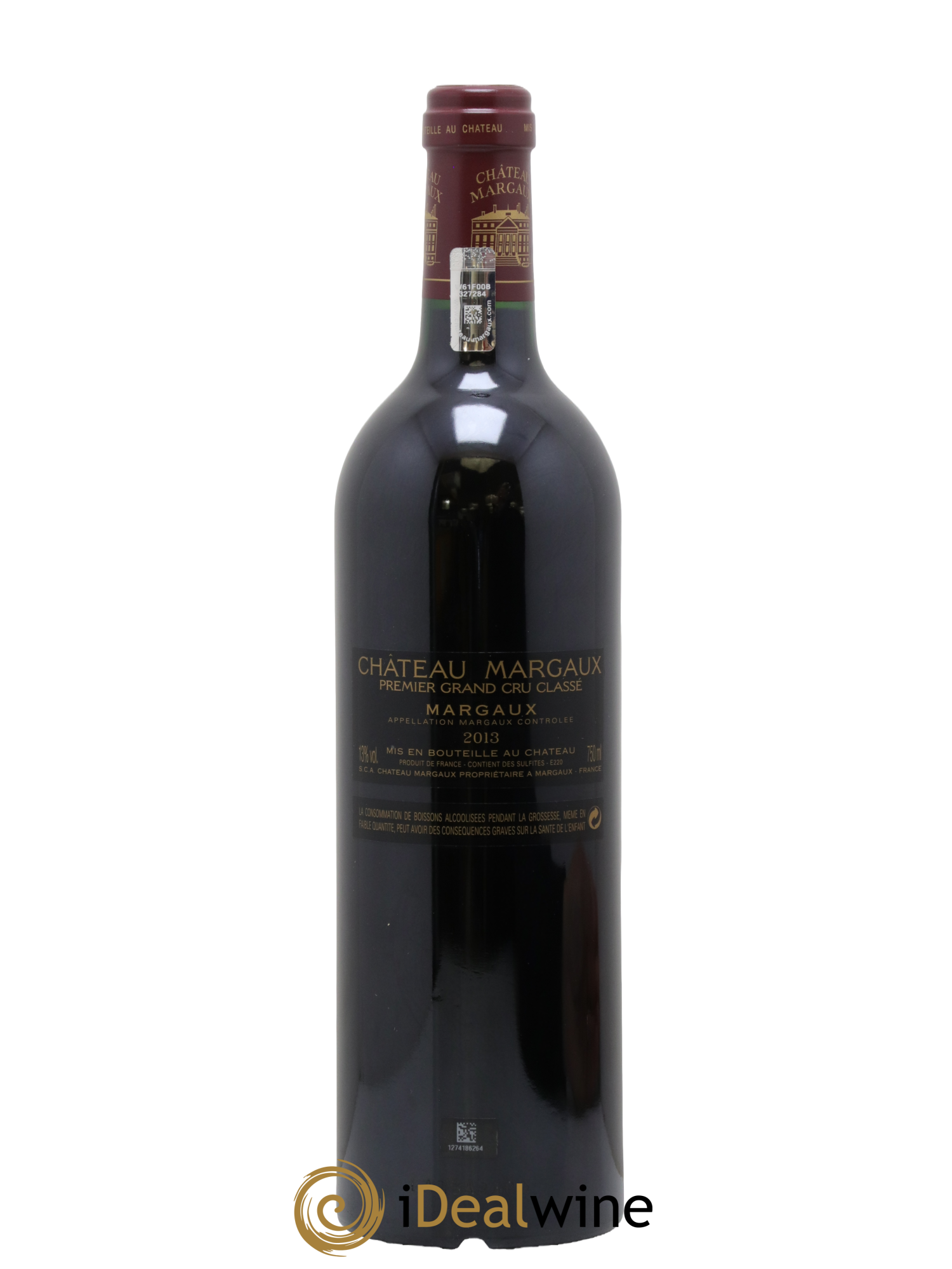 Château Margaux 1er Grand Cru Classé 2013 - Lot de 1 bouteille - 1