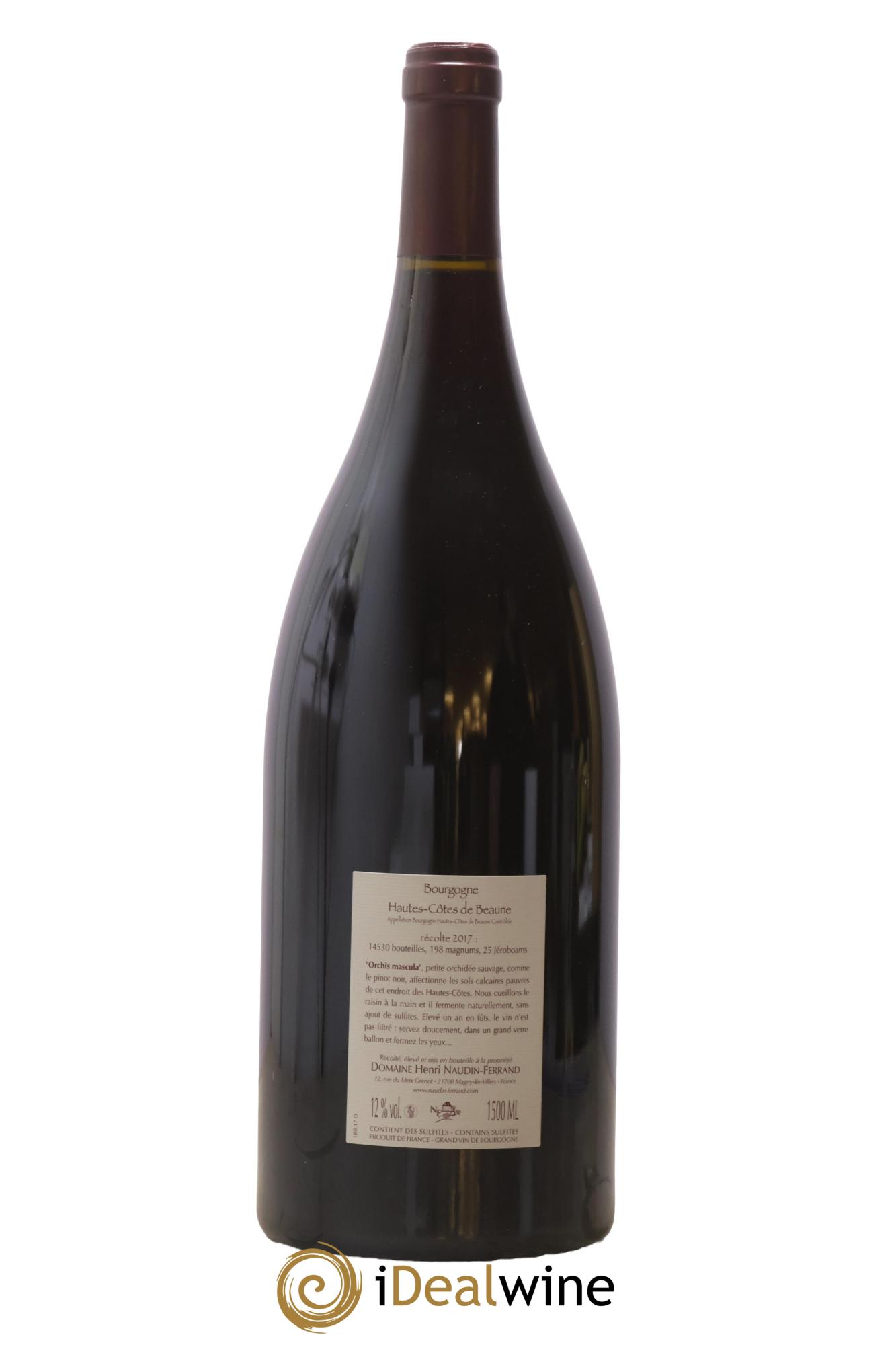 Hautes-Côtes de Beaune Orchis Mascula Naudin-Ferrand (Domaine) 2017 - Lot of 1 magnum - 1