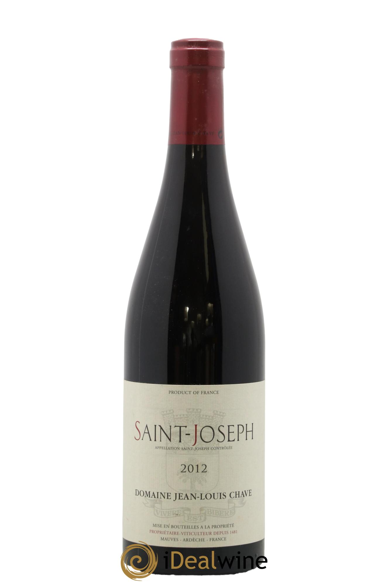 Saint-Joseph Jean-Louis Chave 2012 - Lot de 1 bouteille - 0