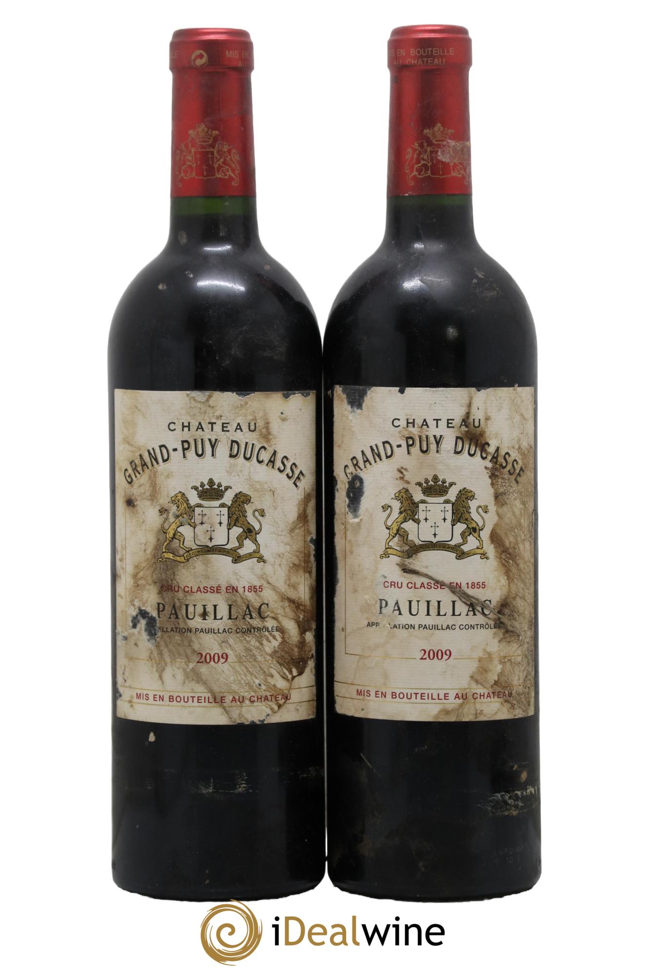 Château Grand Puy Ducasse 5ème Grand Cru Classé  2009 - Lotto di 2 bottiglie - 0