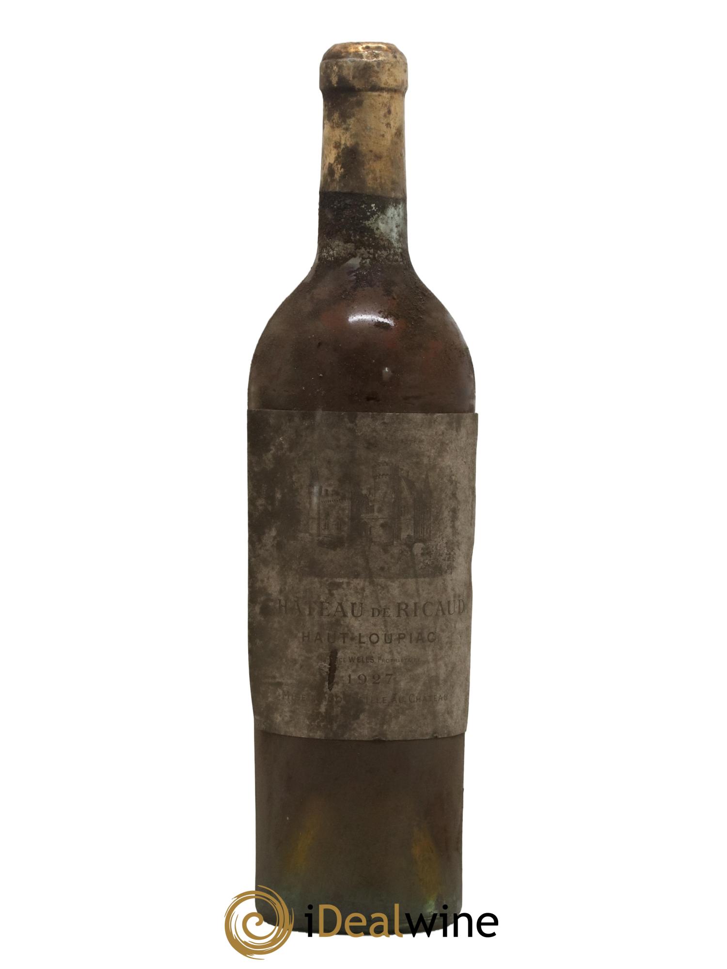 Loupiac Chateau Ricaud 1927 - Posten von 1 Flasche - 0