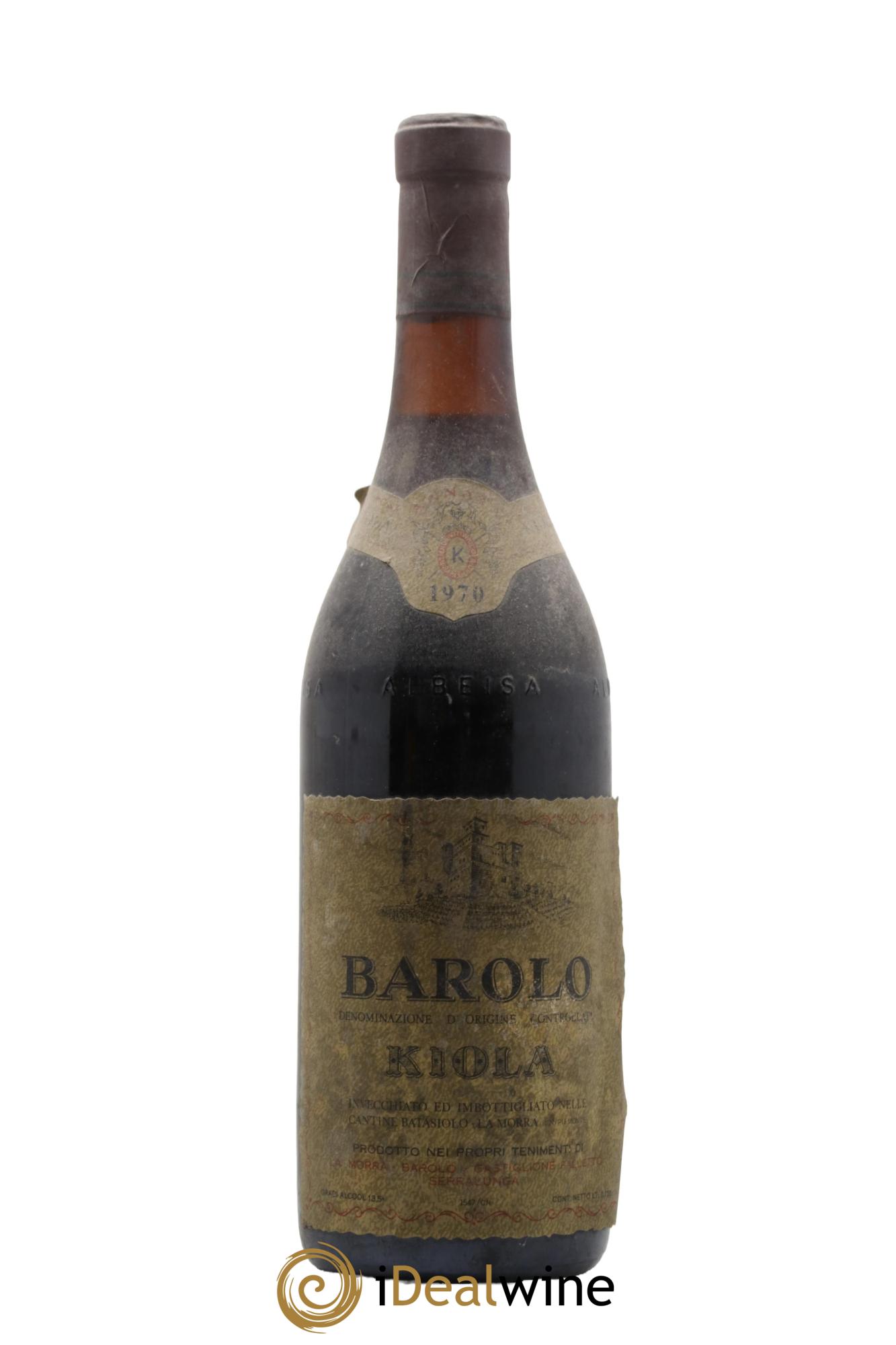 Barolo Kiola 1970 - Posten von 1 Flasche - 0