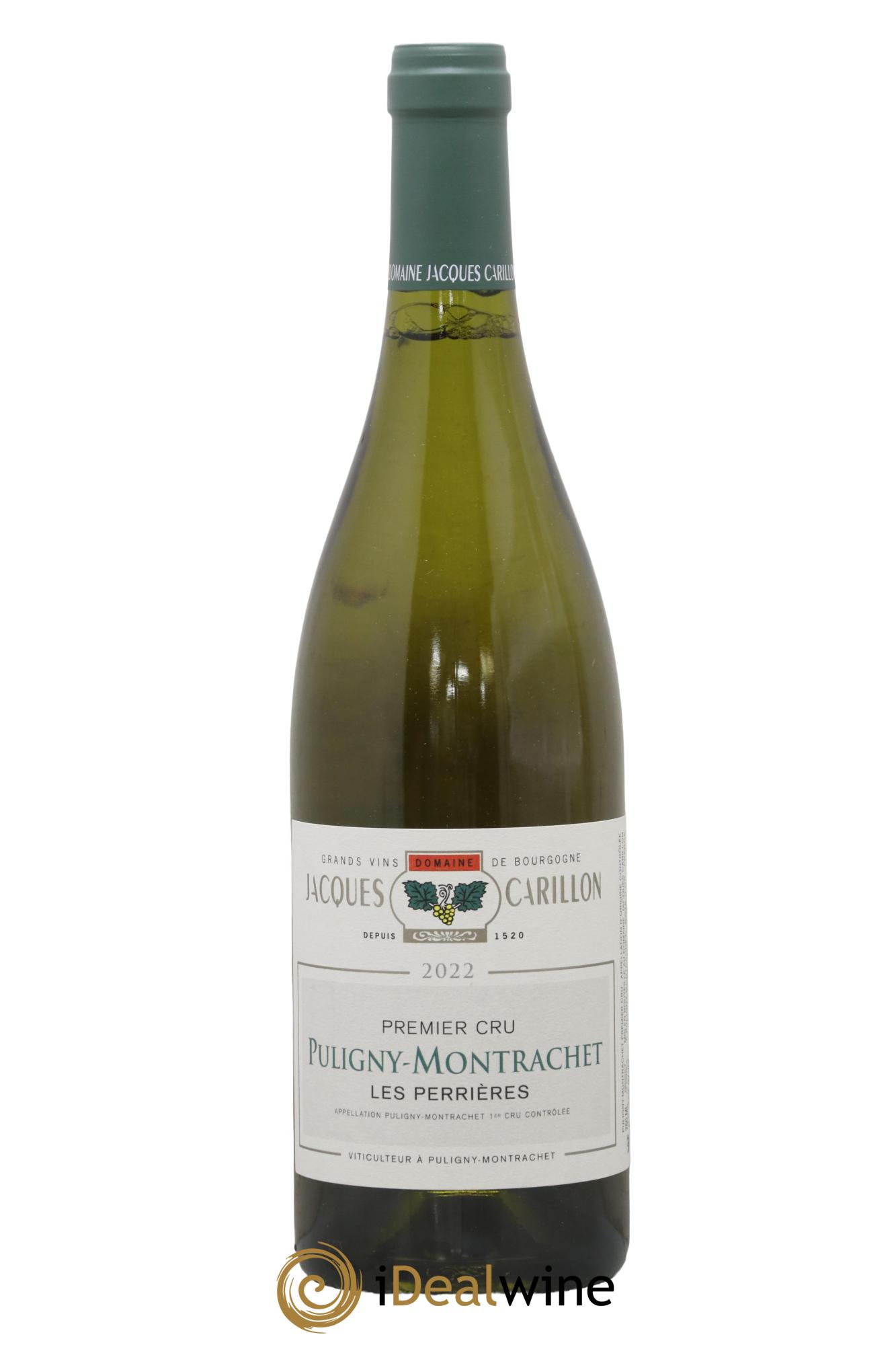 Puligny-Montrachet 1er Cru Les Perrières Jacques Carillon (Domaine) 2022 - Posten von 1 Flasche - 0
