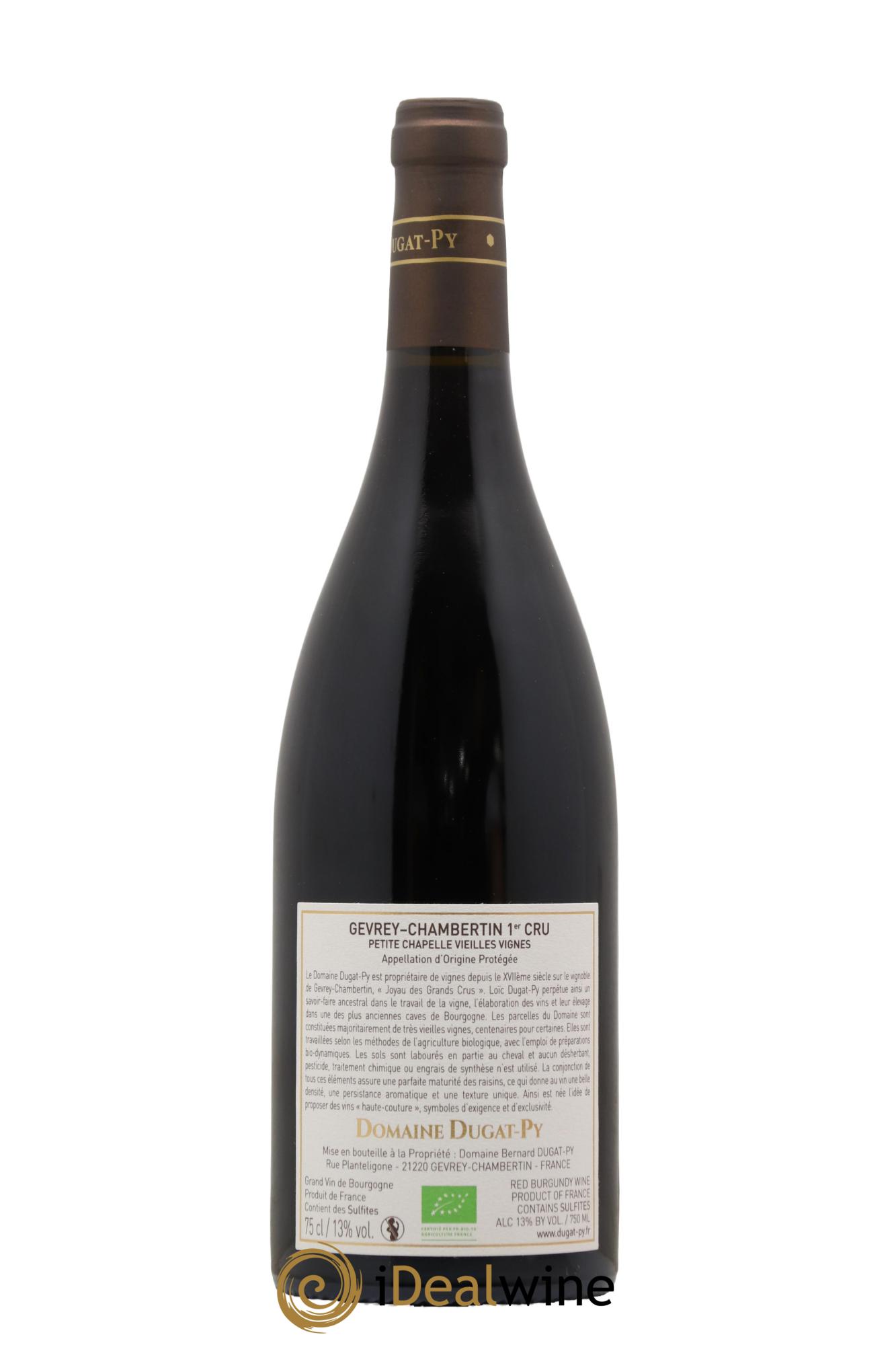 Gevrey-Chambertin 1er Cru Petite Chapelle Vieilles Vignes Dugat-Py 2021 - Lotto di 1 bottiglia - 1