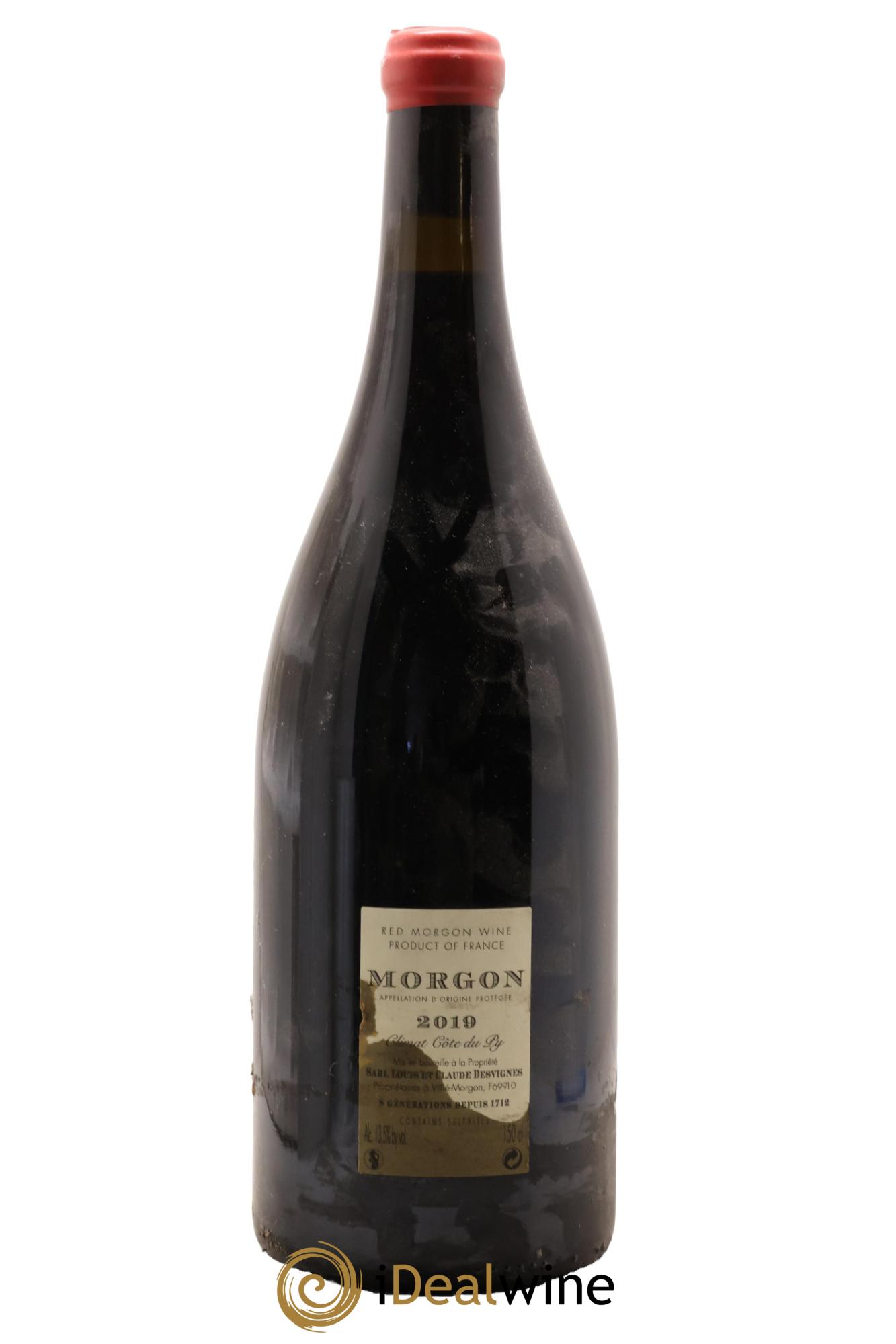Morgon Côte du Py Louis-Claude Desvignes 2019 - Lot of 1 magnum - 1