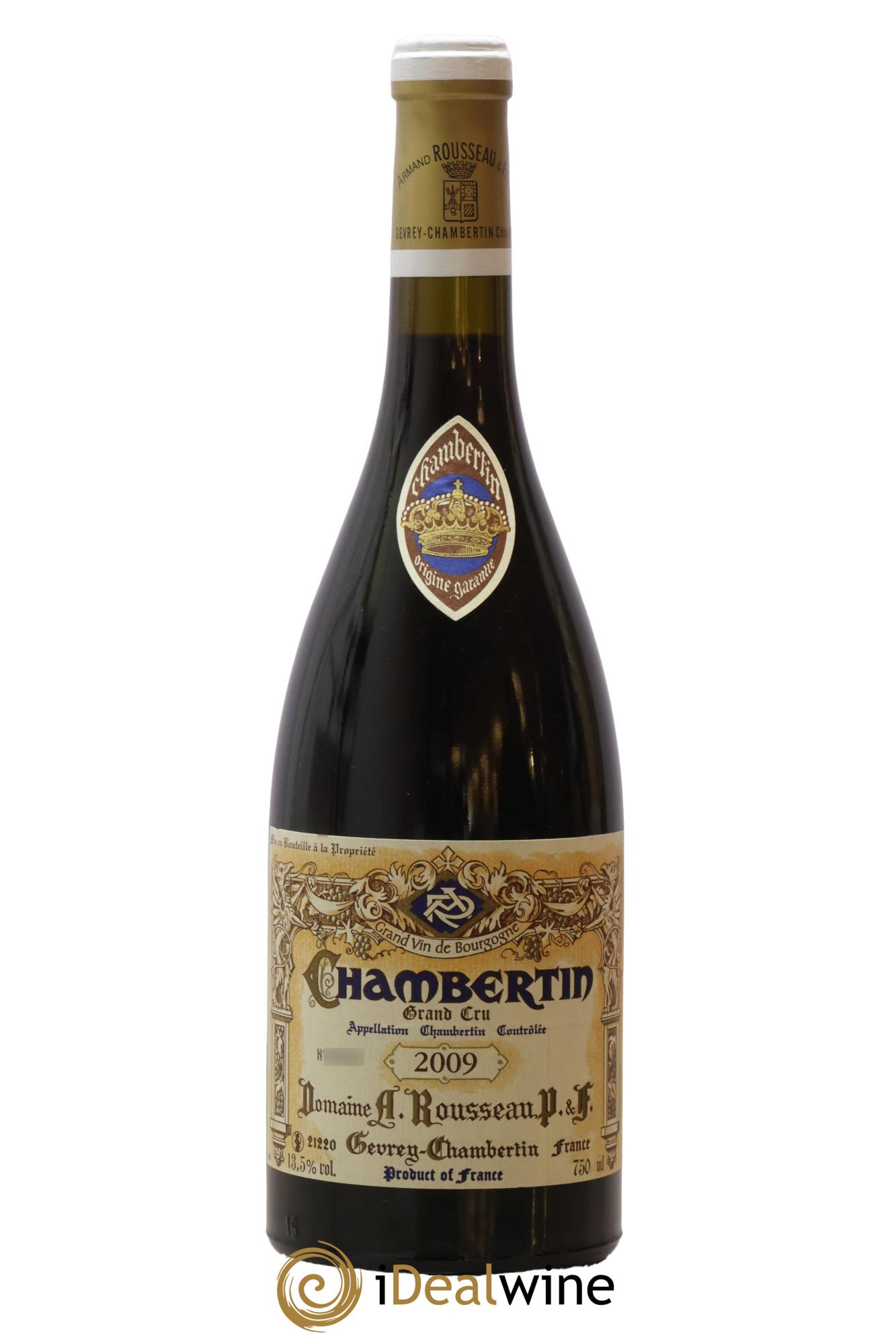 Chambertin Grand Cru Armand Rousseau (Domaine) 2009 - Lot de 1 bouteille - 0