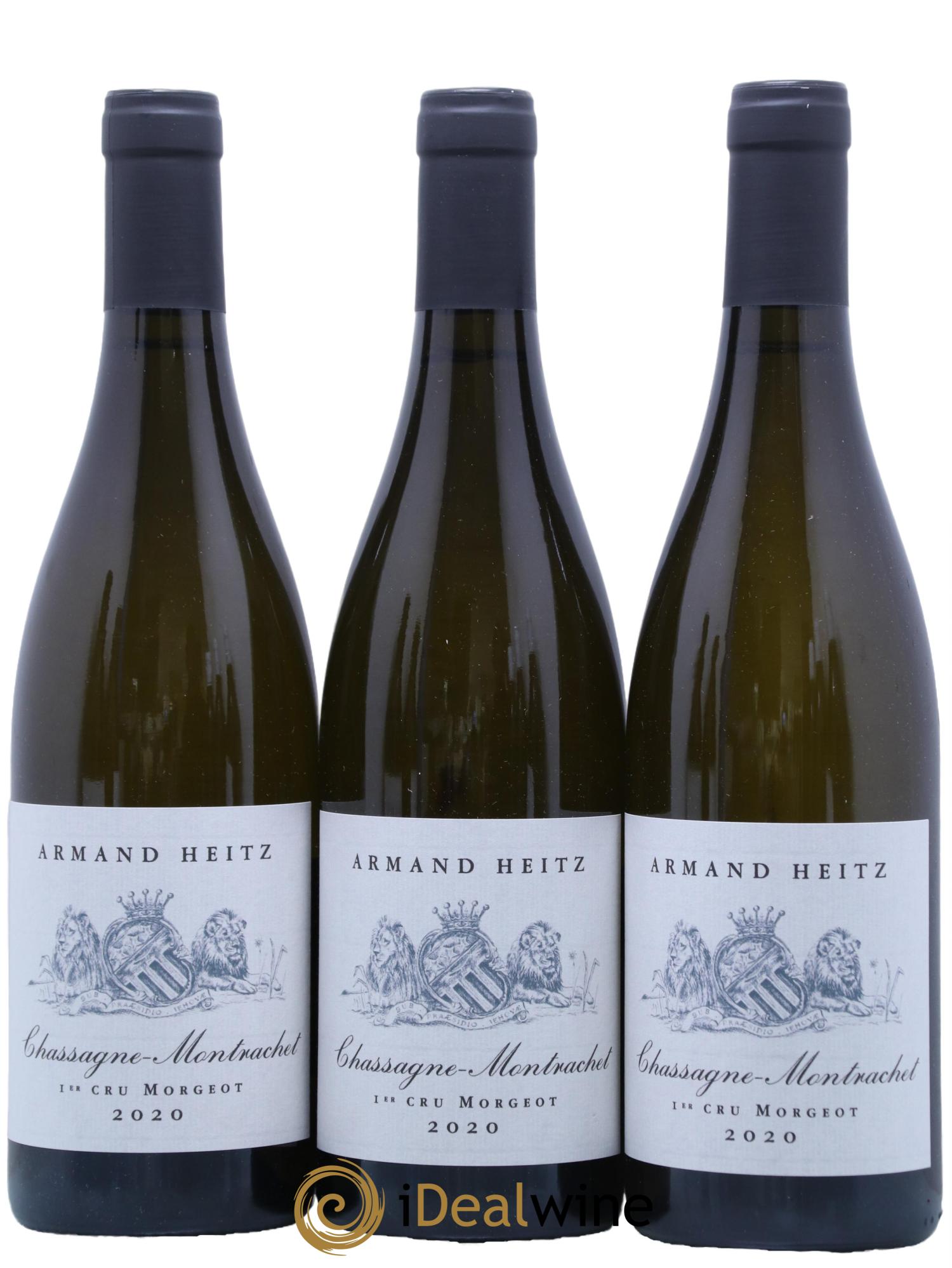 Chassagne-Montrachet 1er Cru Morgeot Domaine Armand Heitz 2020 - Lot de 5 bouteilles - 1