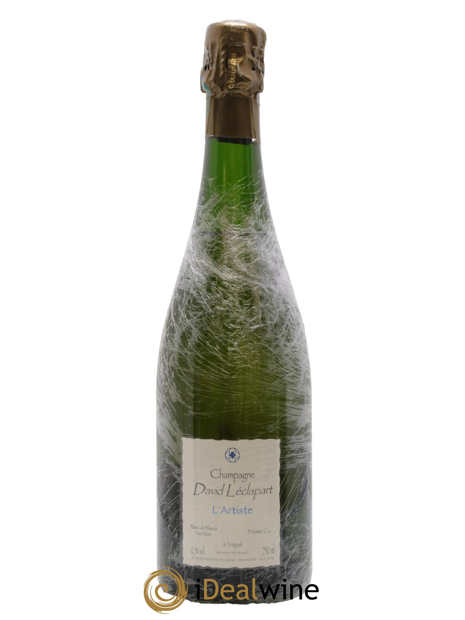 L'Artiste Blanc de Blancs 1er Cru Extra-Brut David Leclapart - Lot de 1 bouteille - 0