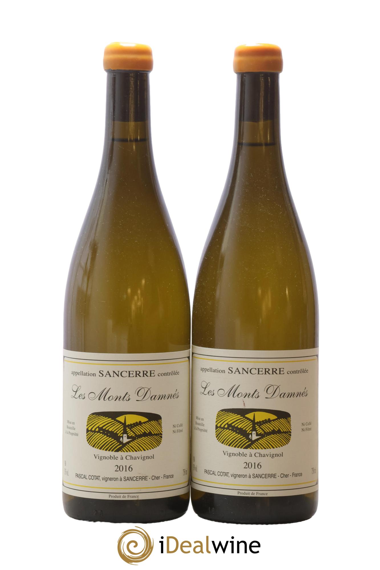 Sancerre Les Monts Damnés Pascal Cotat 2016 - Lot de 2 bouteilles - 0