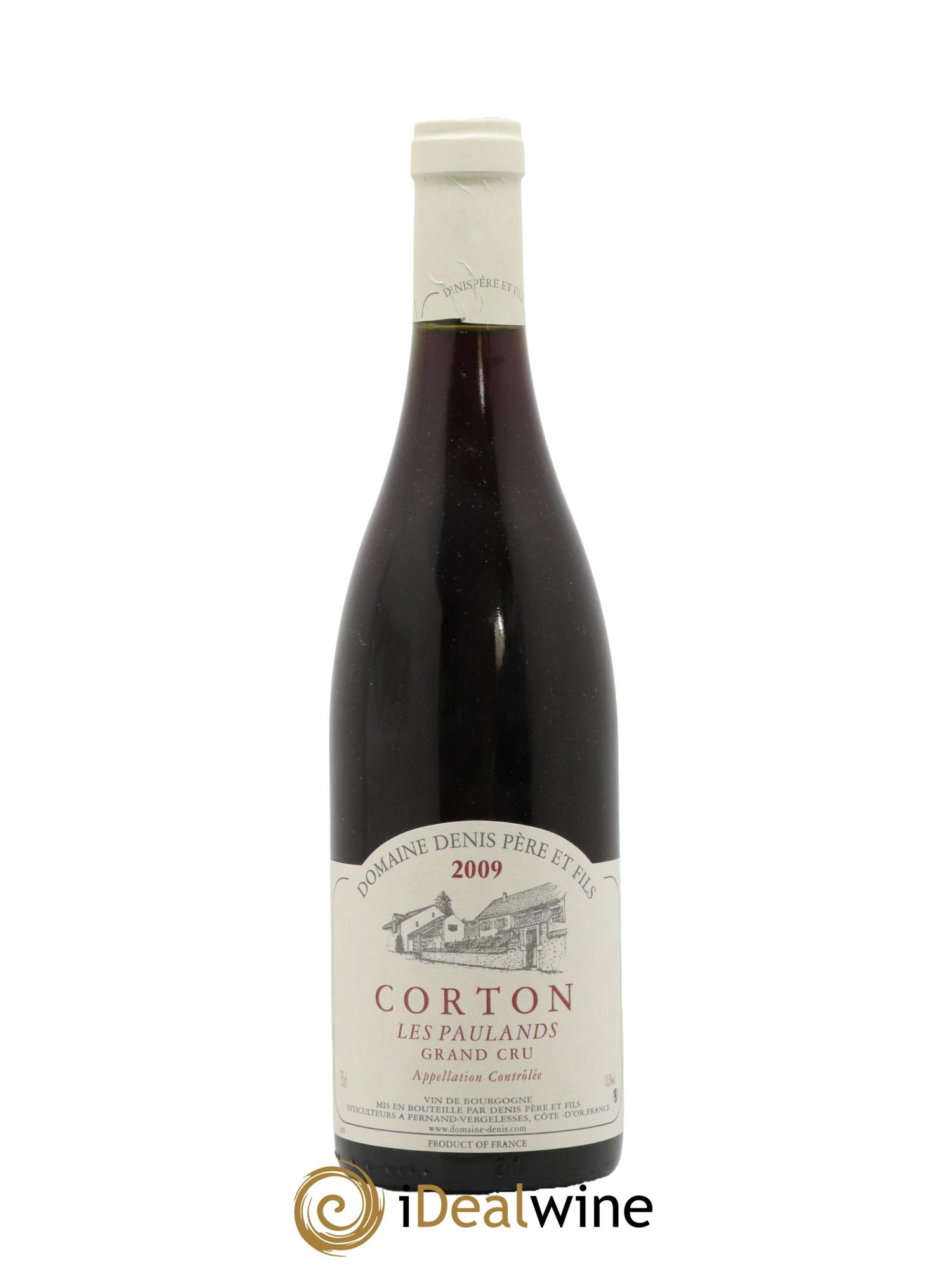 Corton Grand Cru Les Paulands Domaine Denis Peres Et Fils 2009 - Lot de 1 bouteille - 0