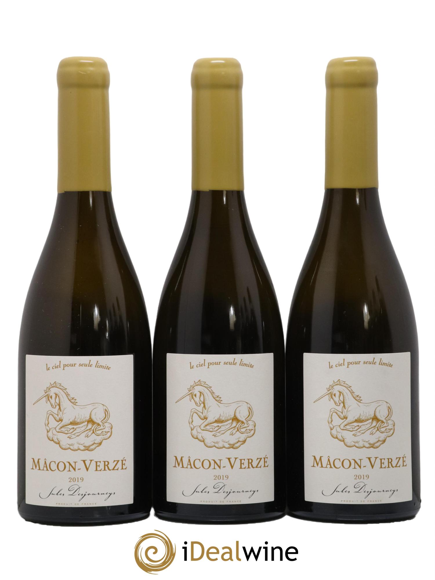 Mâcon-Verzé Jules Desjourneys 2019 - Lot de 3 bouteilles - 0