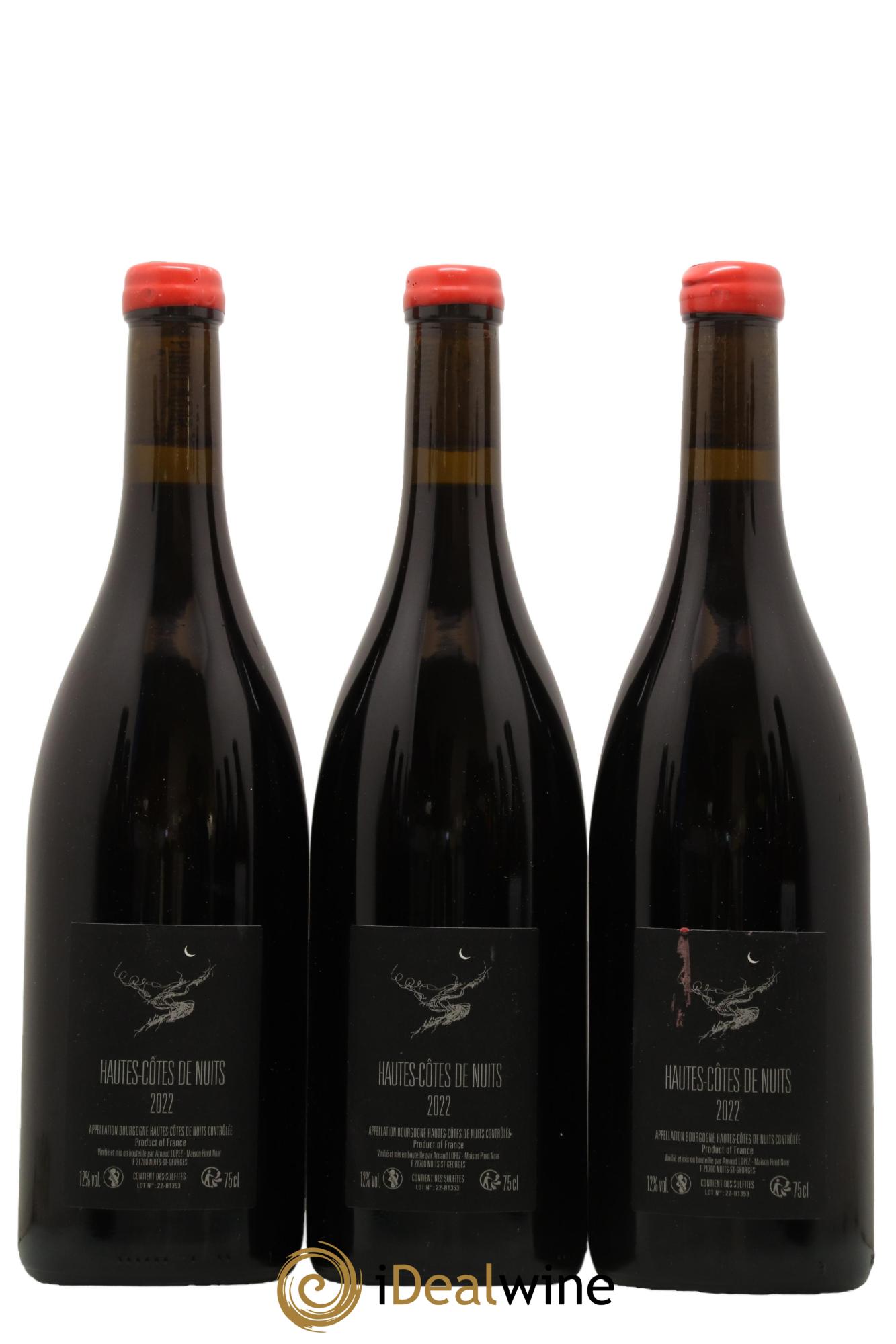 Hautes-Côtes de Nuits Chevrey Arnaud Lopez 2022 - Lot de 3 bouteilles - 1