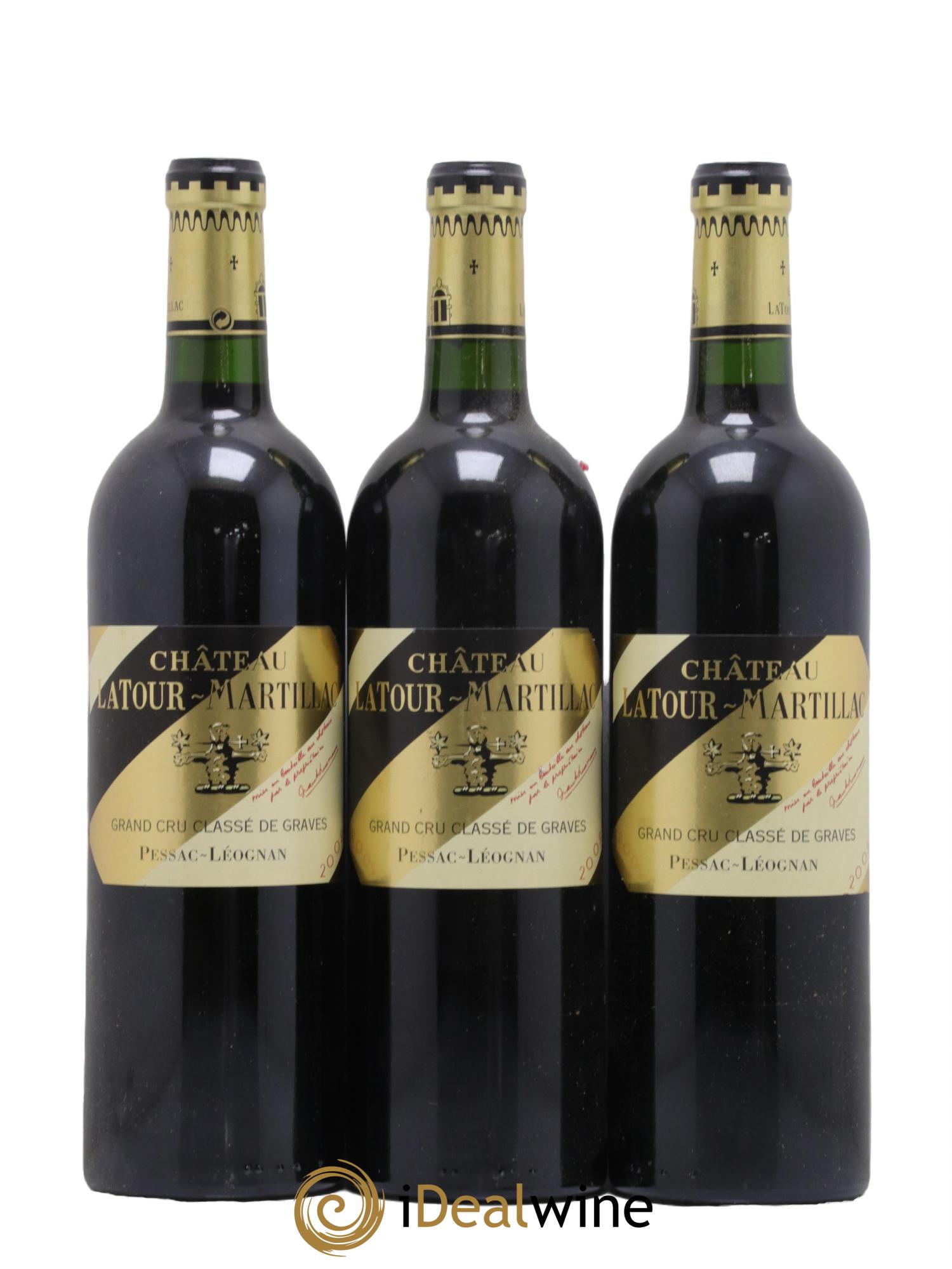 Château Latour-Martillac Cru Classé de Graves 2009 - Lot de 3 bouteilles - 0
