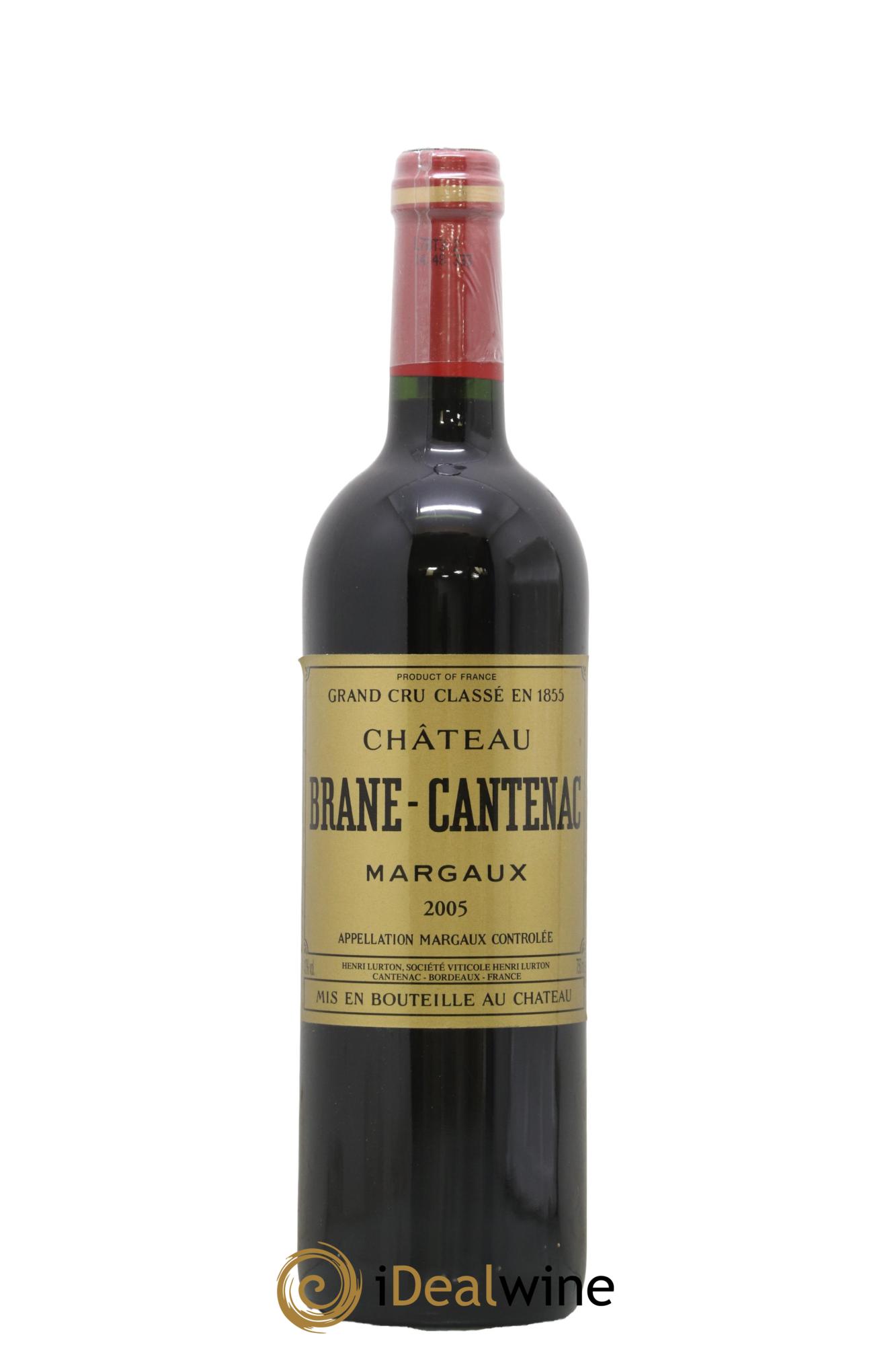 Château Brane Cantenac 2ème Grand Cru Classé 2005 - Lot de 1 bouteille - 0