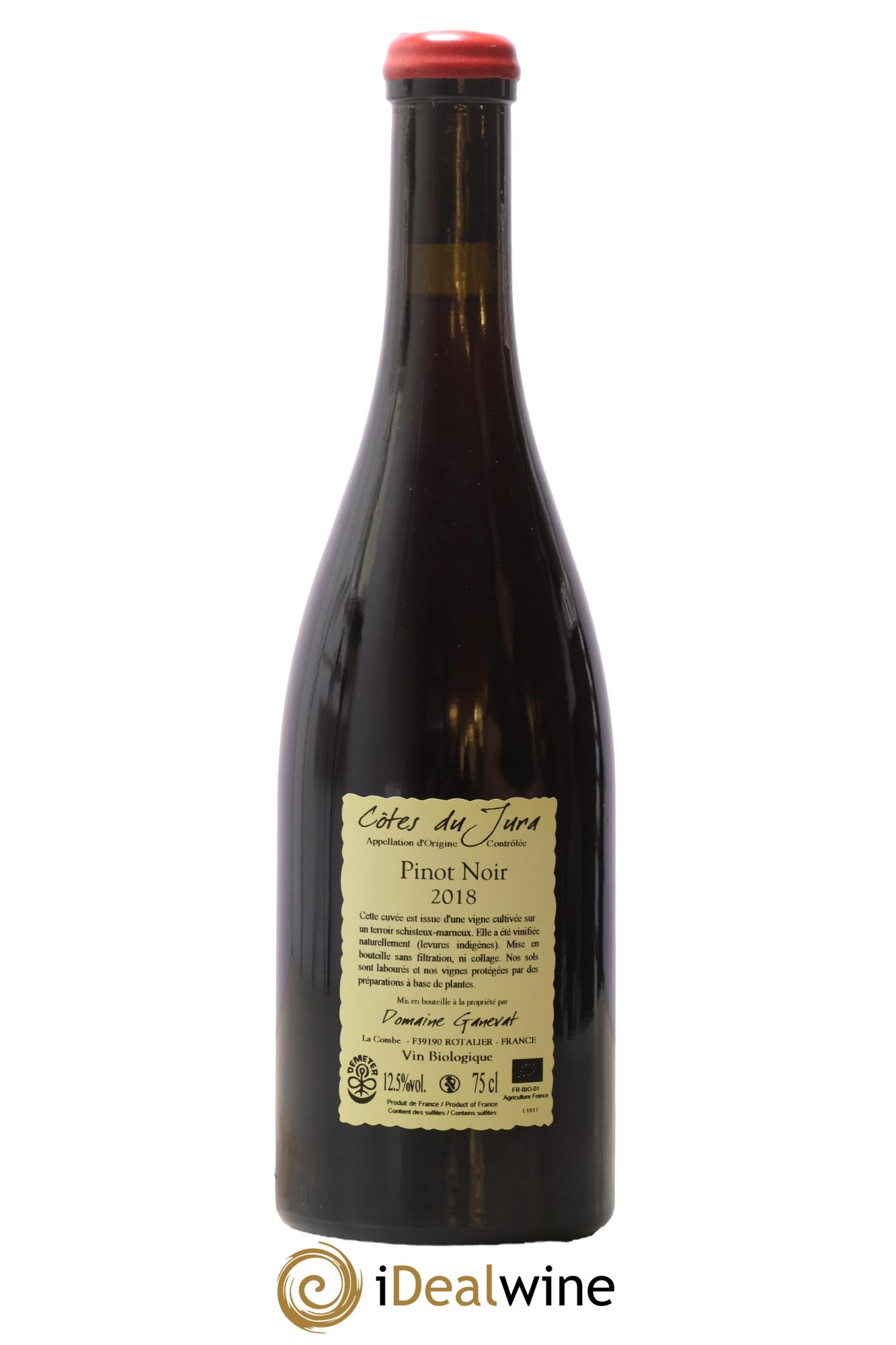 Côtes du Jura Pinot Noir En Billat Jean-François Ganevat (Domaine) 2018 - Lot of 1 bottle - 1