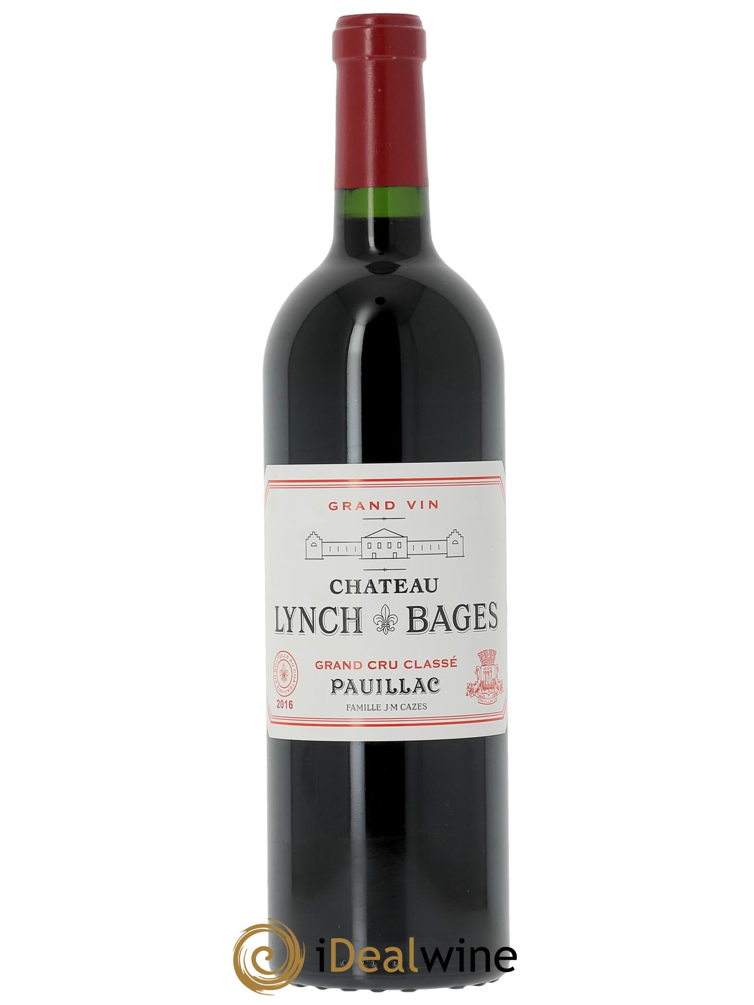 Château Lynch Bages 5ème Grand Cru Classé 2016 - Lot de 1 bouteille - 0