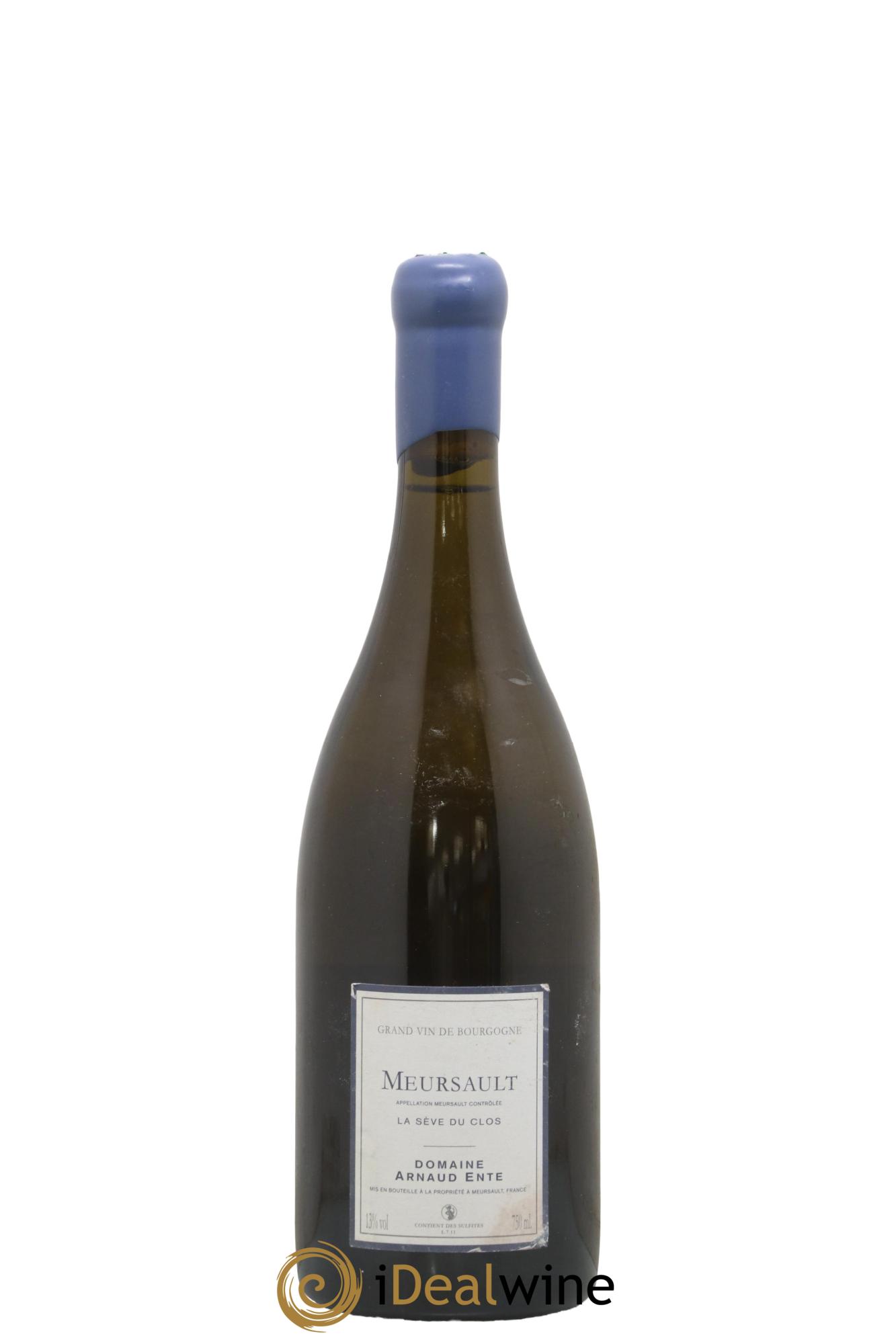 Meursault La Sève du Clos Arnaud Ente 2011 - Lot de 1 bouteille - 1