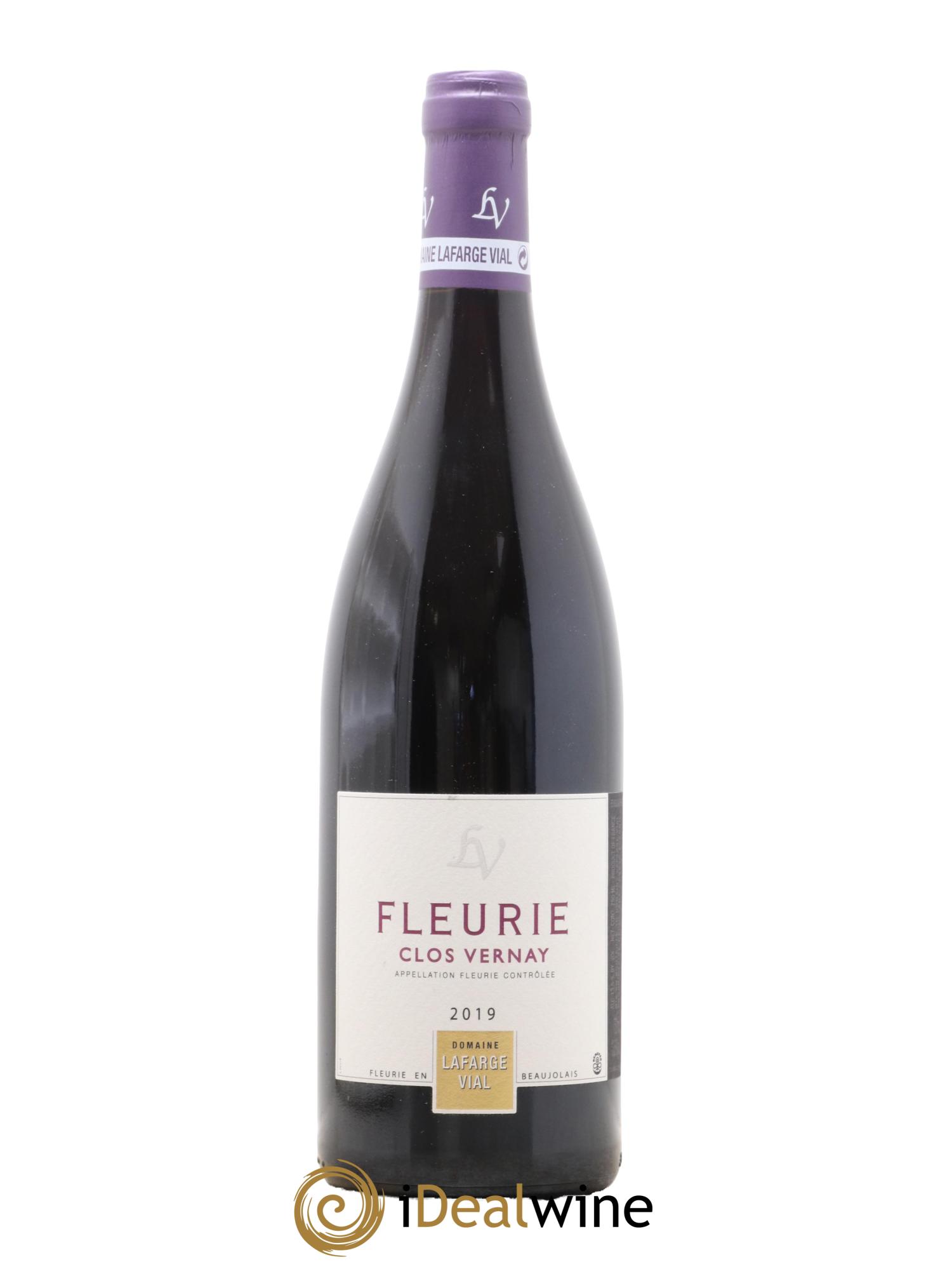 Fleurie Clos Vernay Domaine Lafarge Vial 2019 - Lot de 1 bouteille - 0