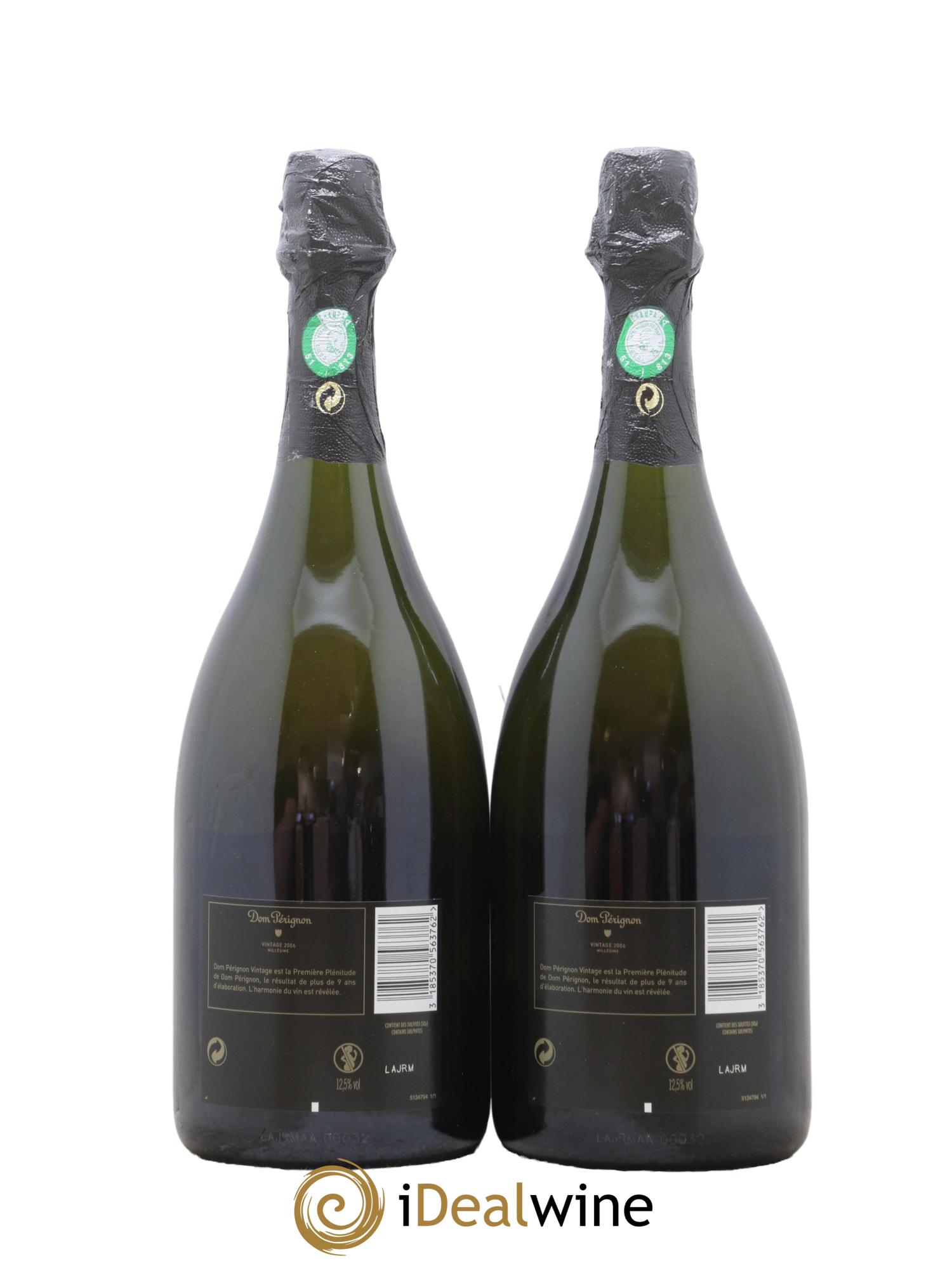 Brut Dom Pérignon 2006 - Posten von 2 Flaschen - 2